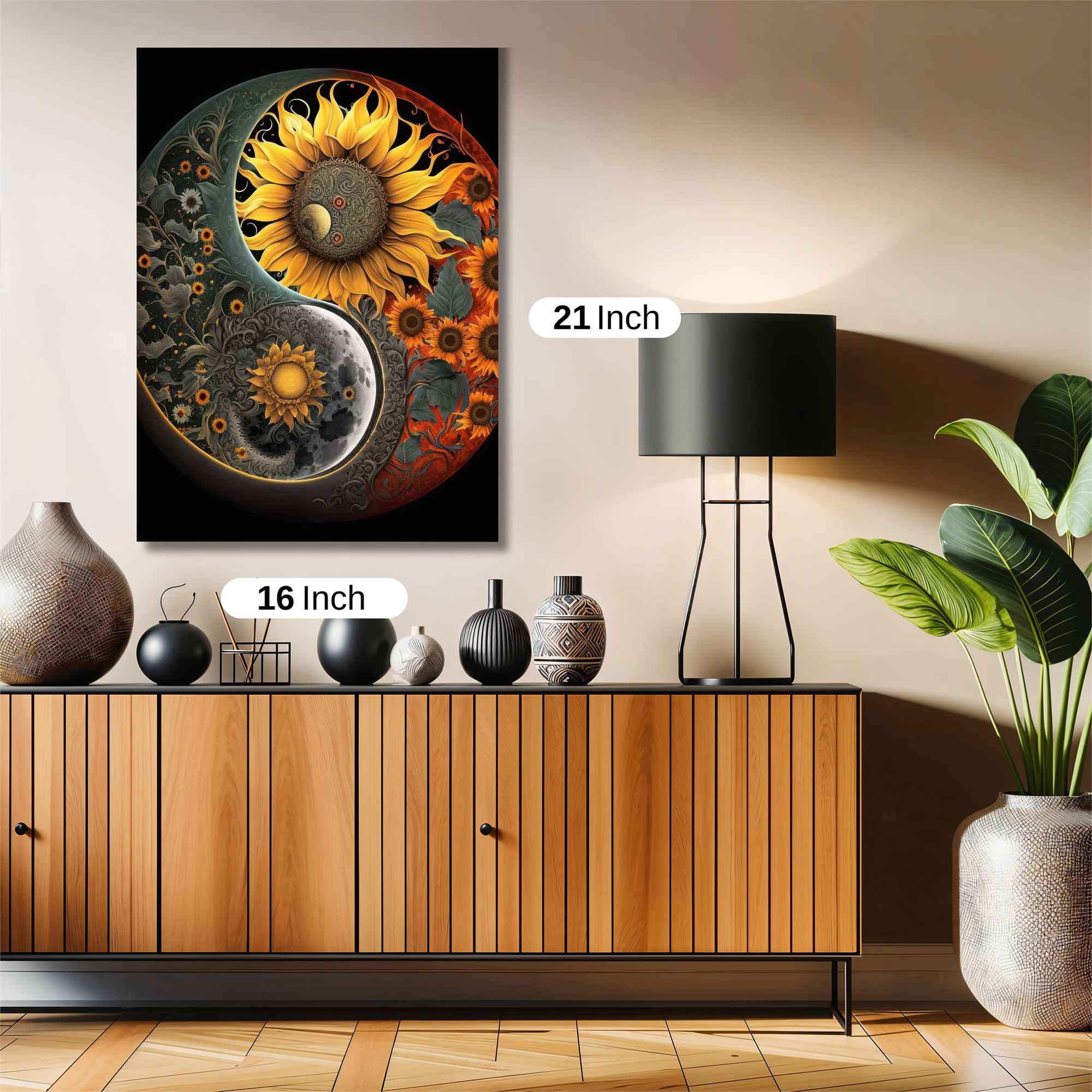 Sunflower Harmony Safe Wall Magnetic / M