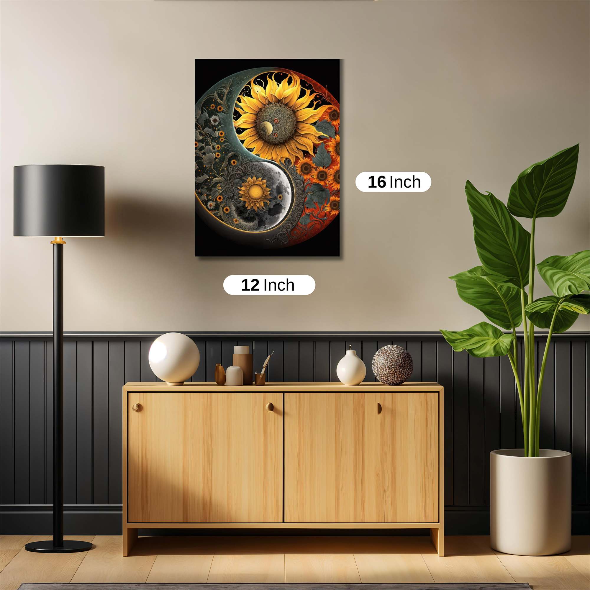 Sunflower Harmony Safe Wall Magnetic / M