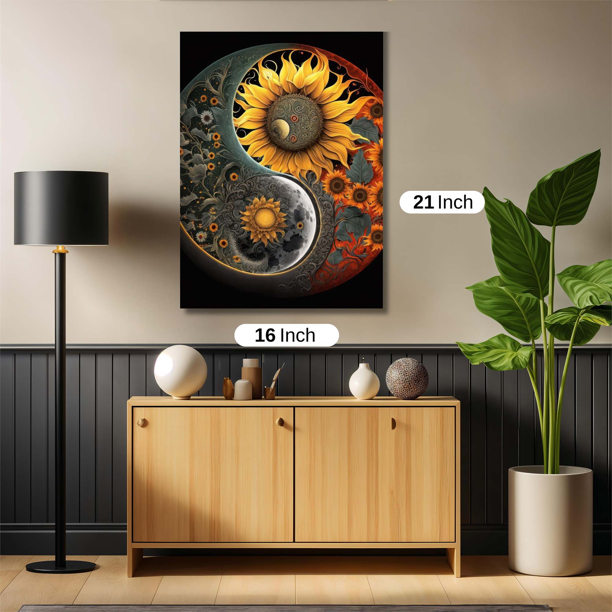 Sunflower Harmony Safe Wall Magnetic / M