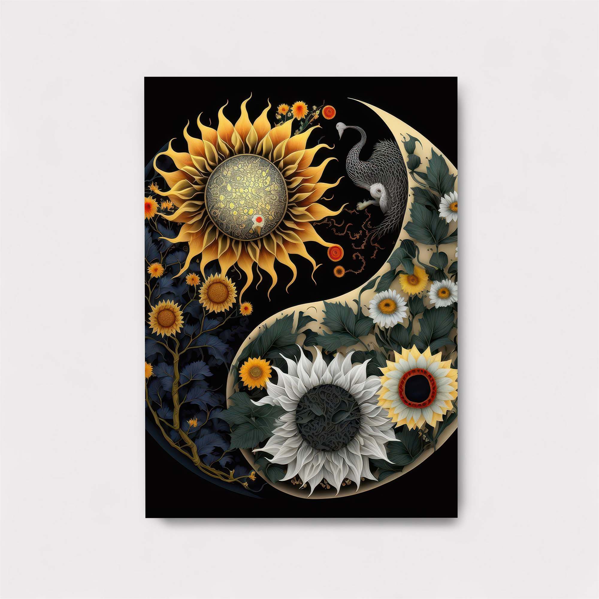 Sunflower Serenity Safe Wall Magnetic / M