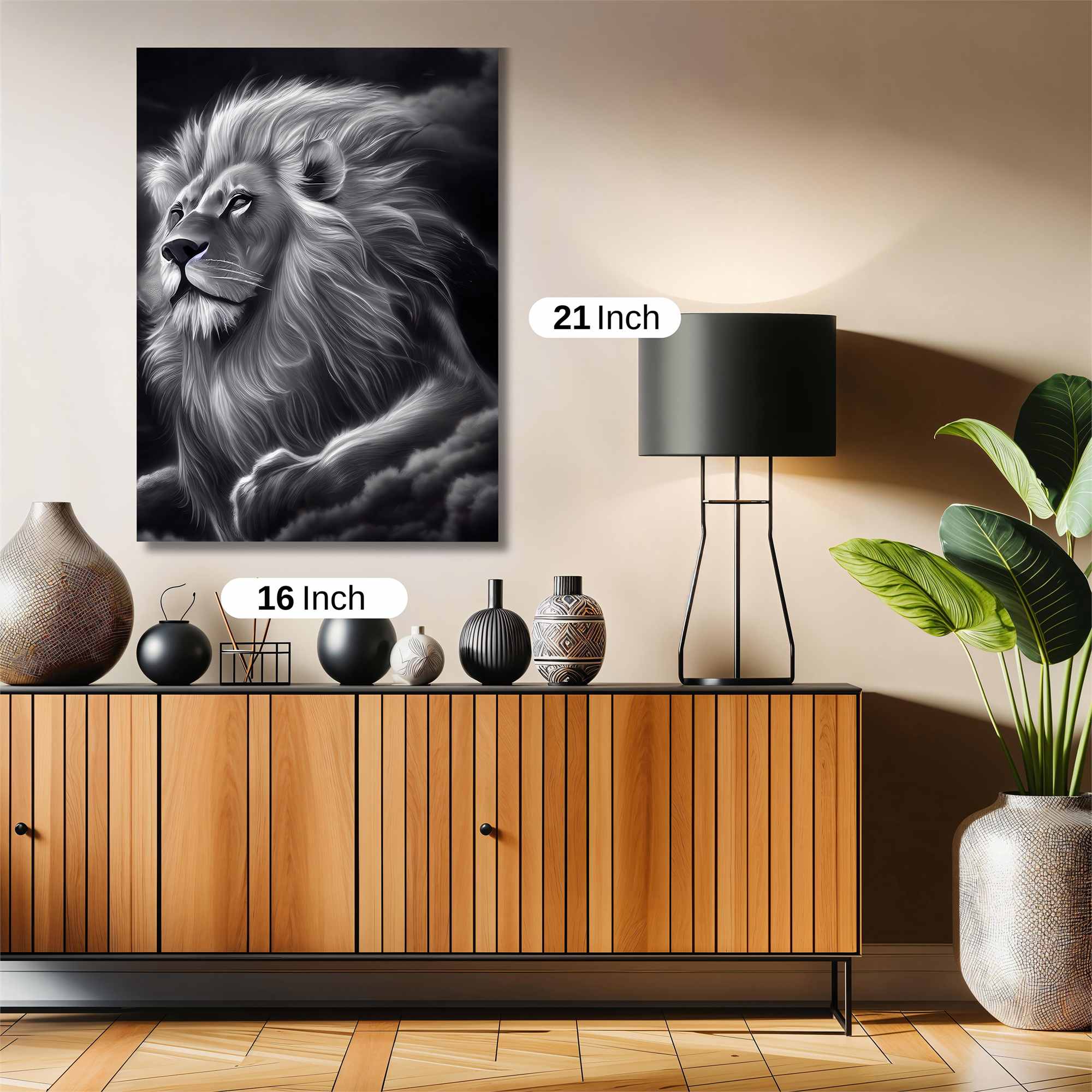 Lion Majestic Safe Wall Magnetic / M