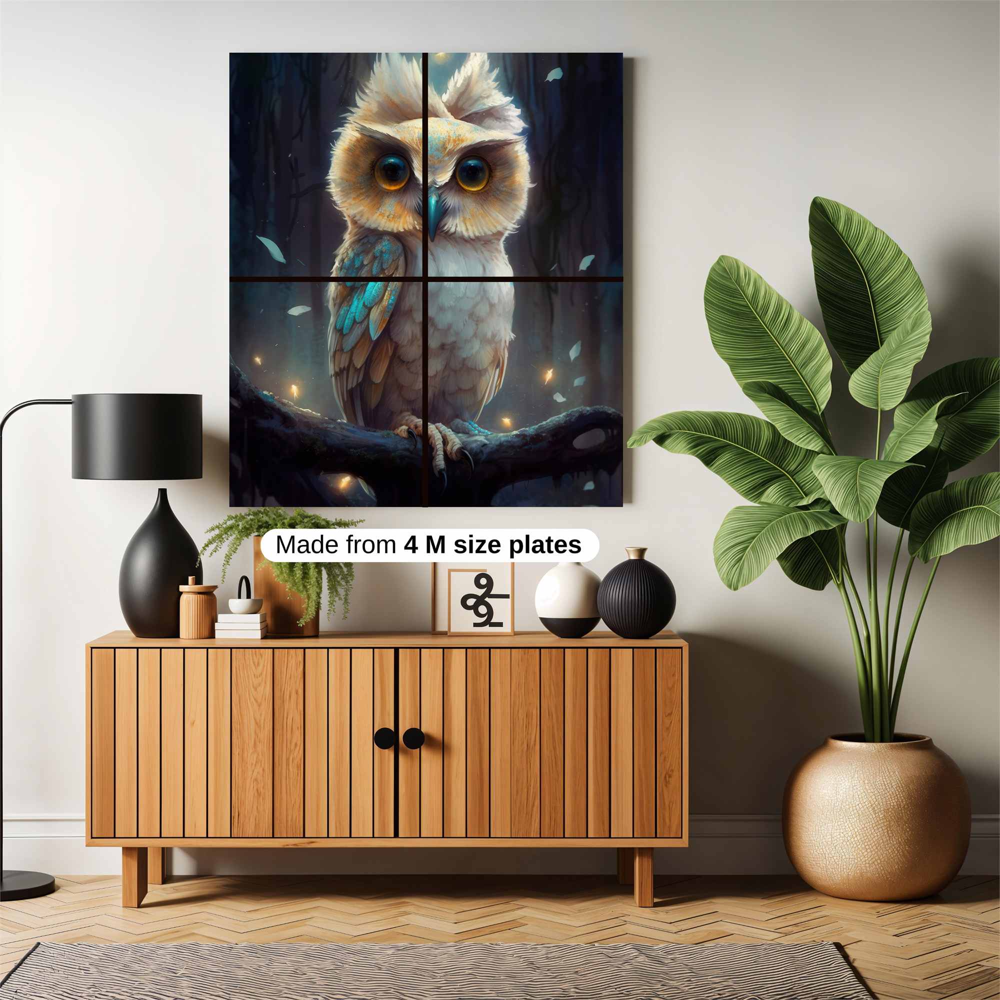 Owl Enchantment Safe Wall Magnetic / M