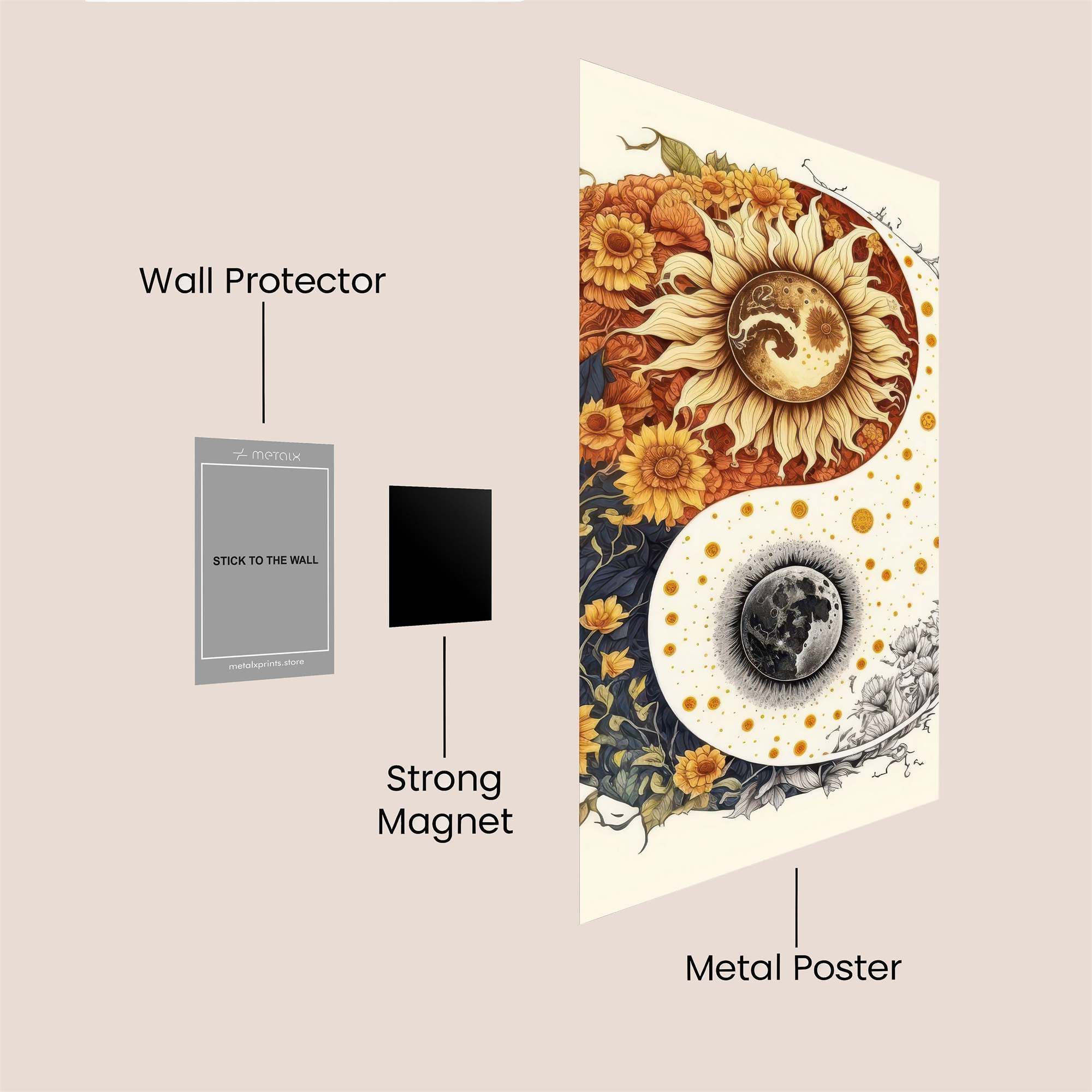 SunMoon Harmony Safe Wall Magnetic / M