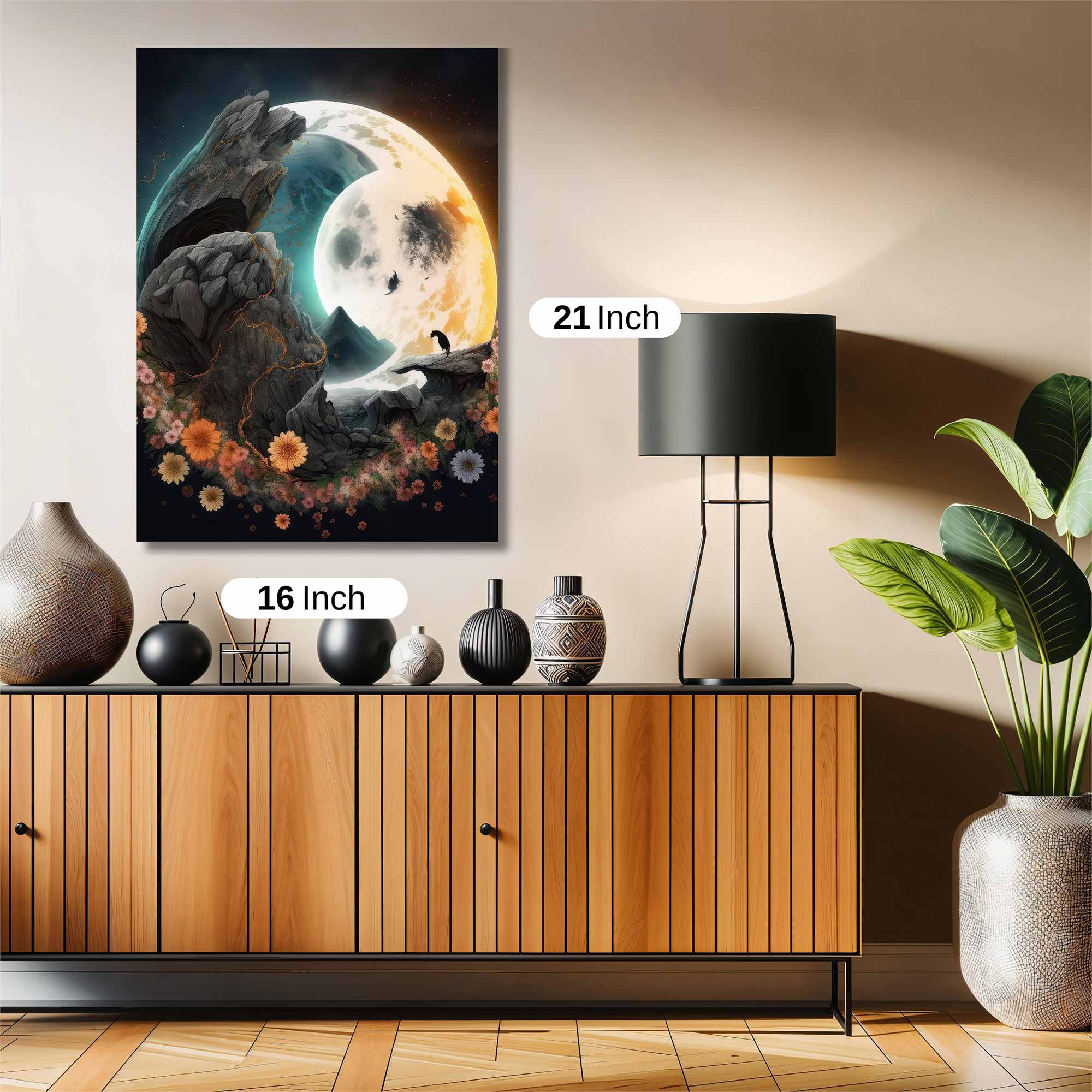 Moonlit Tranquility Safe Wall Magnetic / M