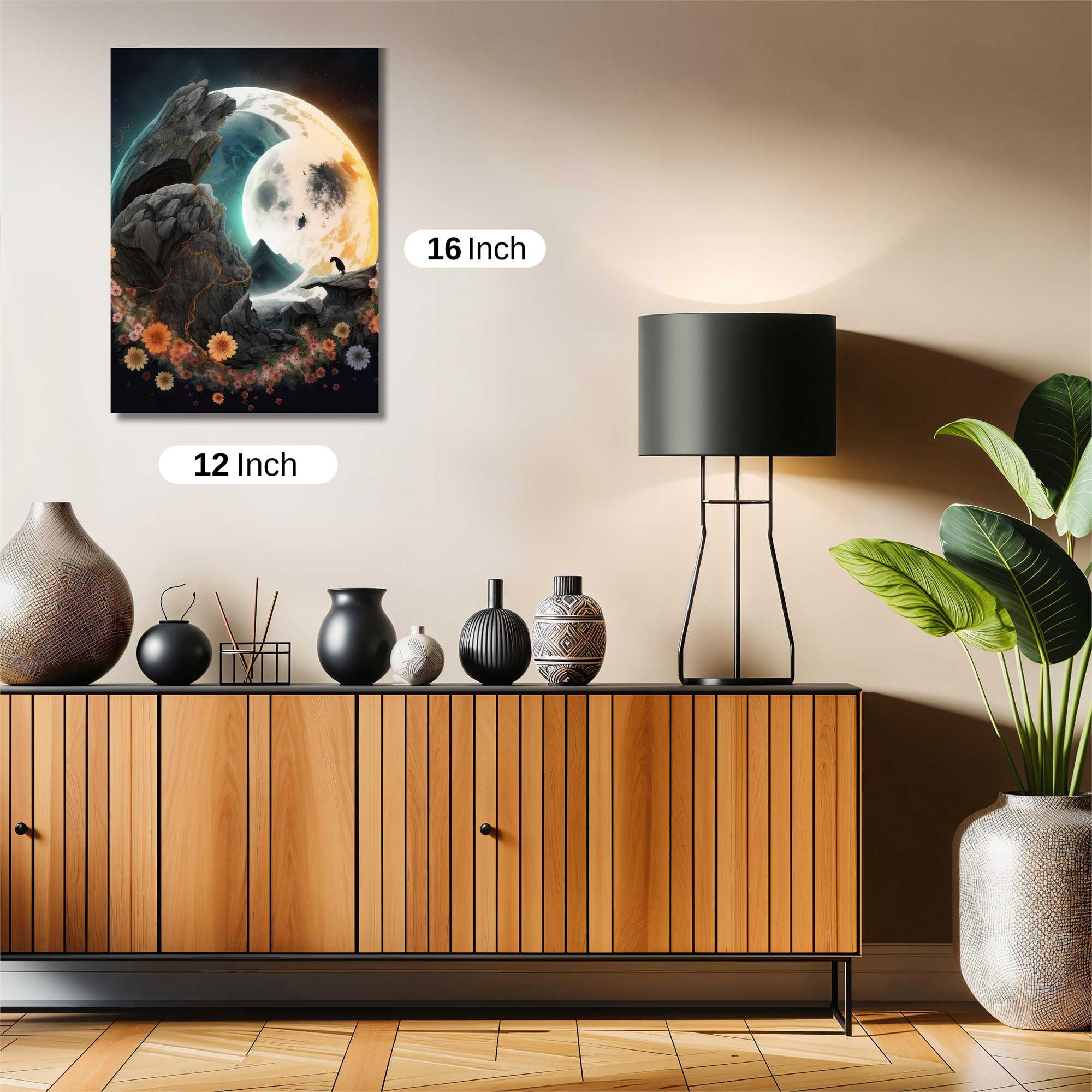 Moonlit Tranquility Safe Wall Magnetic / M