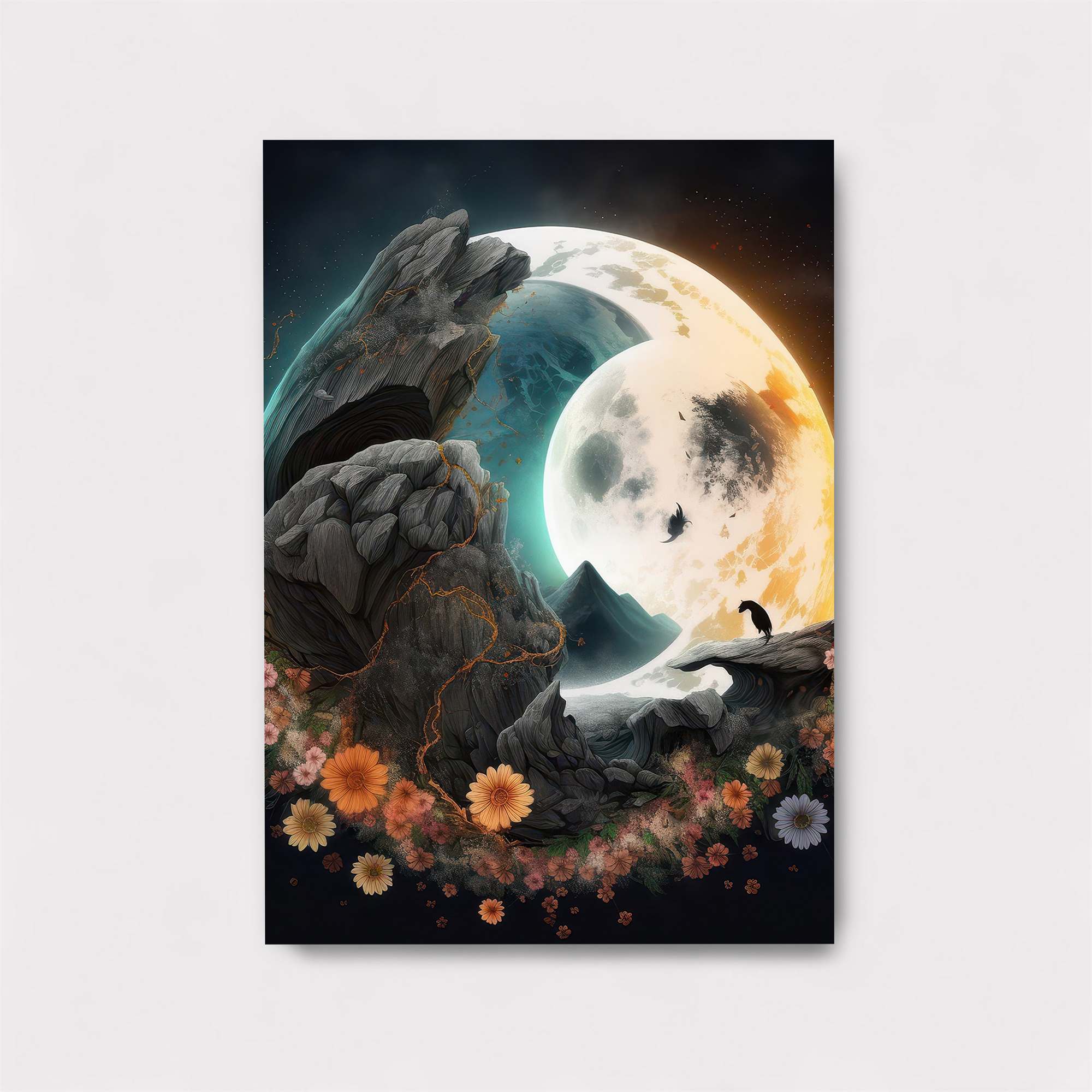 Moonlit Tranquility Safe Wall Magnetic / M