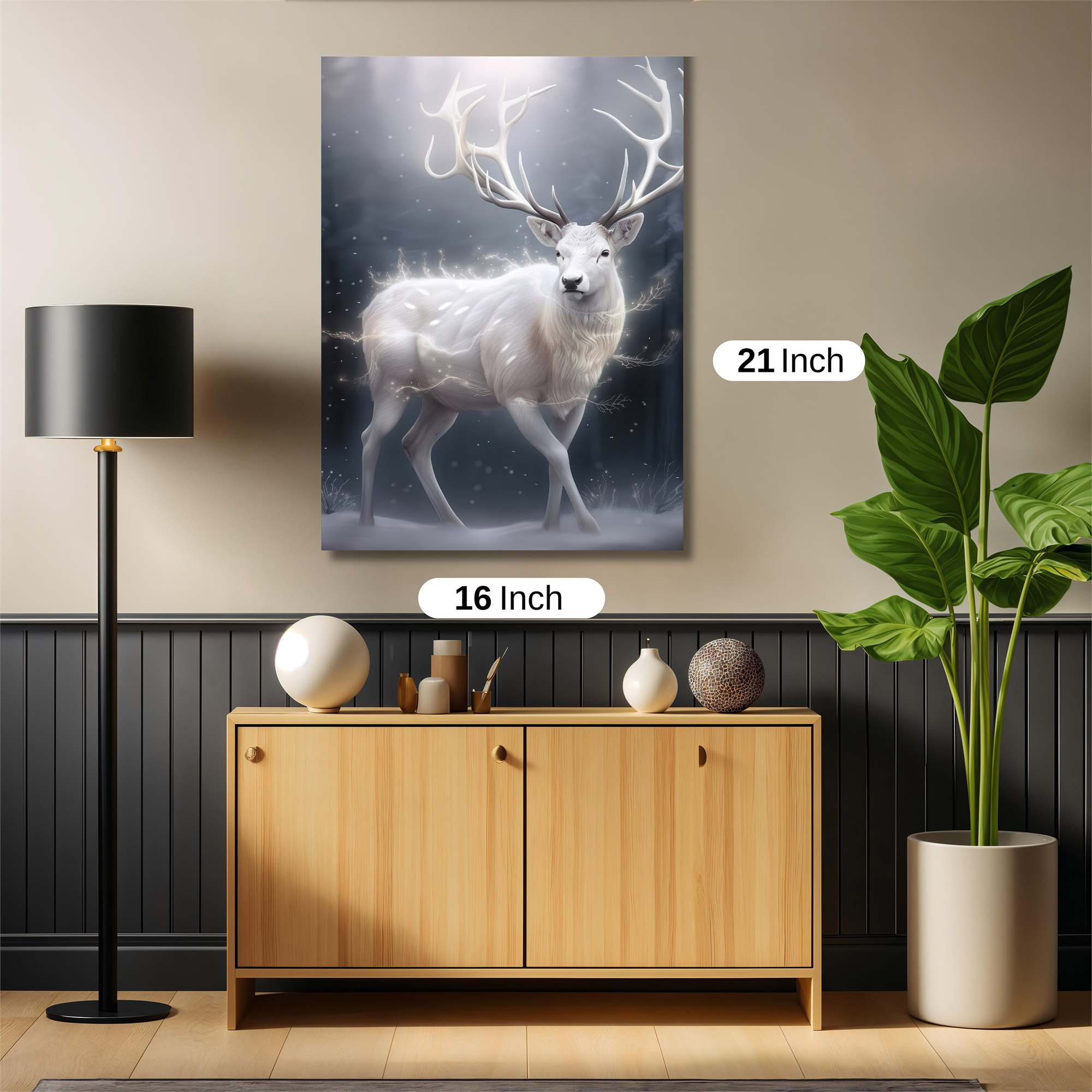 Ethereal Stag Safe Wall Magnetic / M