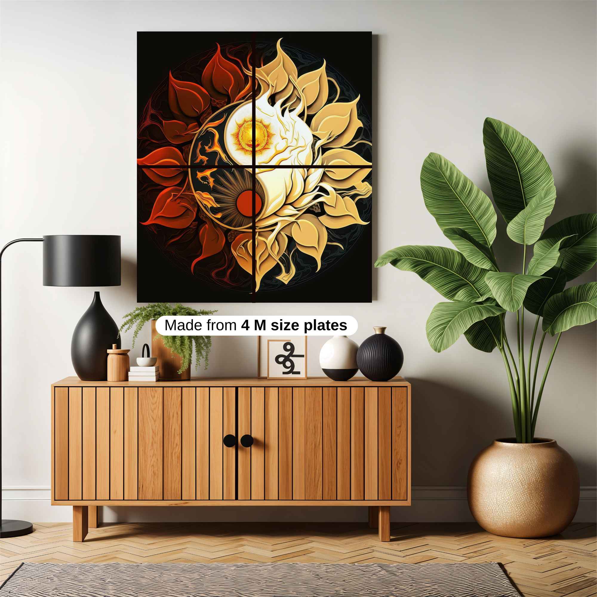 Sunflower Harmony Safe Wall Magnetic / M