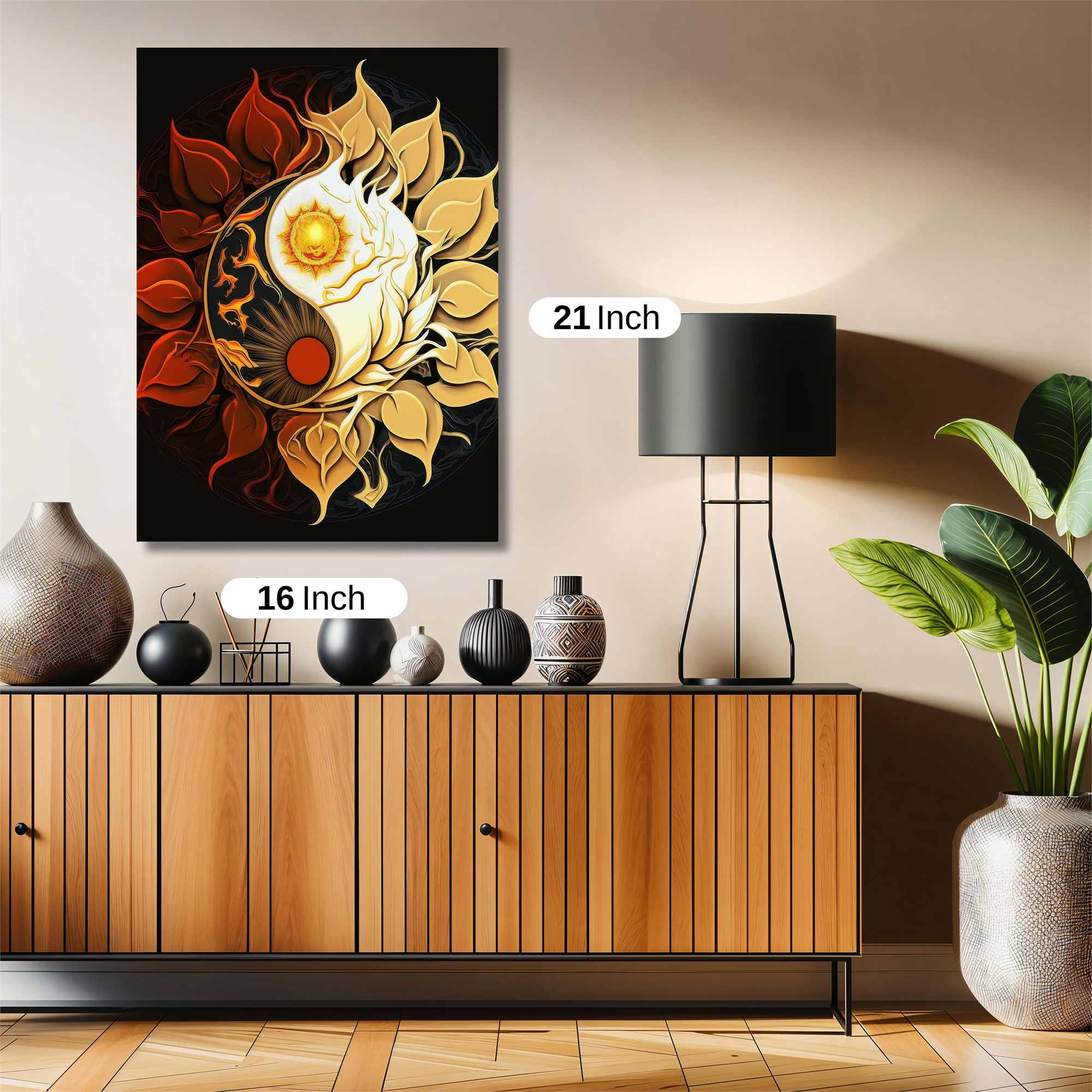 Sunflower Harmony Safe Wall Magnetic / M
