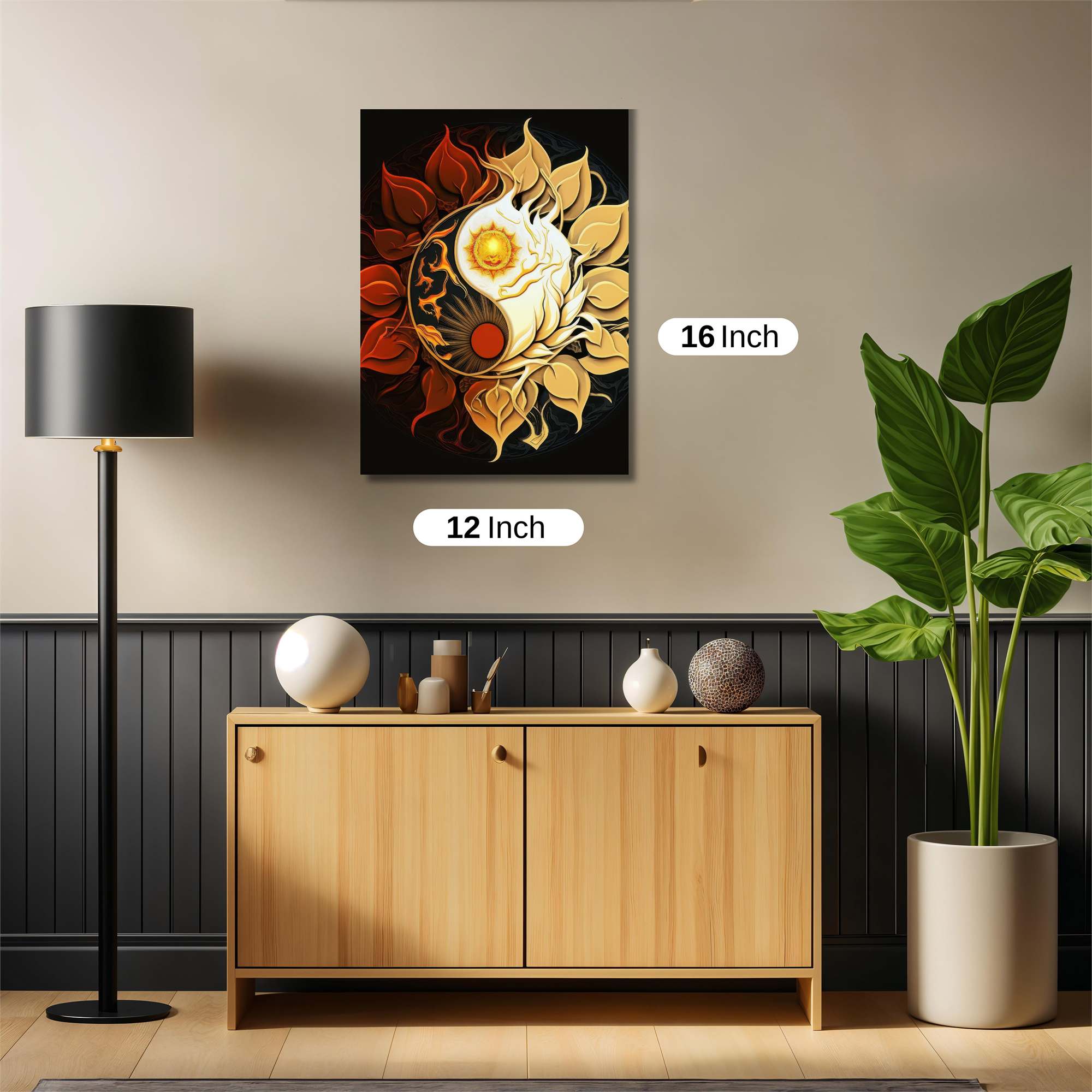 Sunflower Harmony Safe Wall Magnetic / M