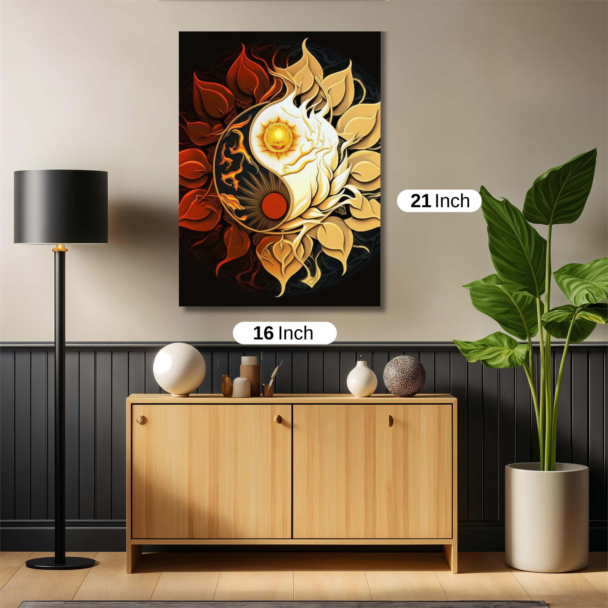 Sunflower Harmony Safe Wall Magnetic / M