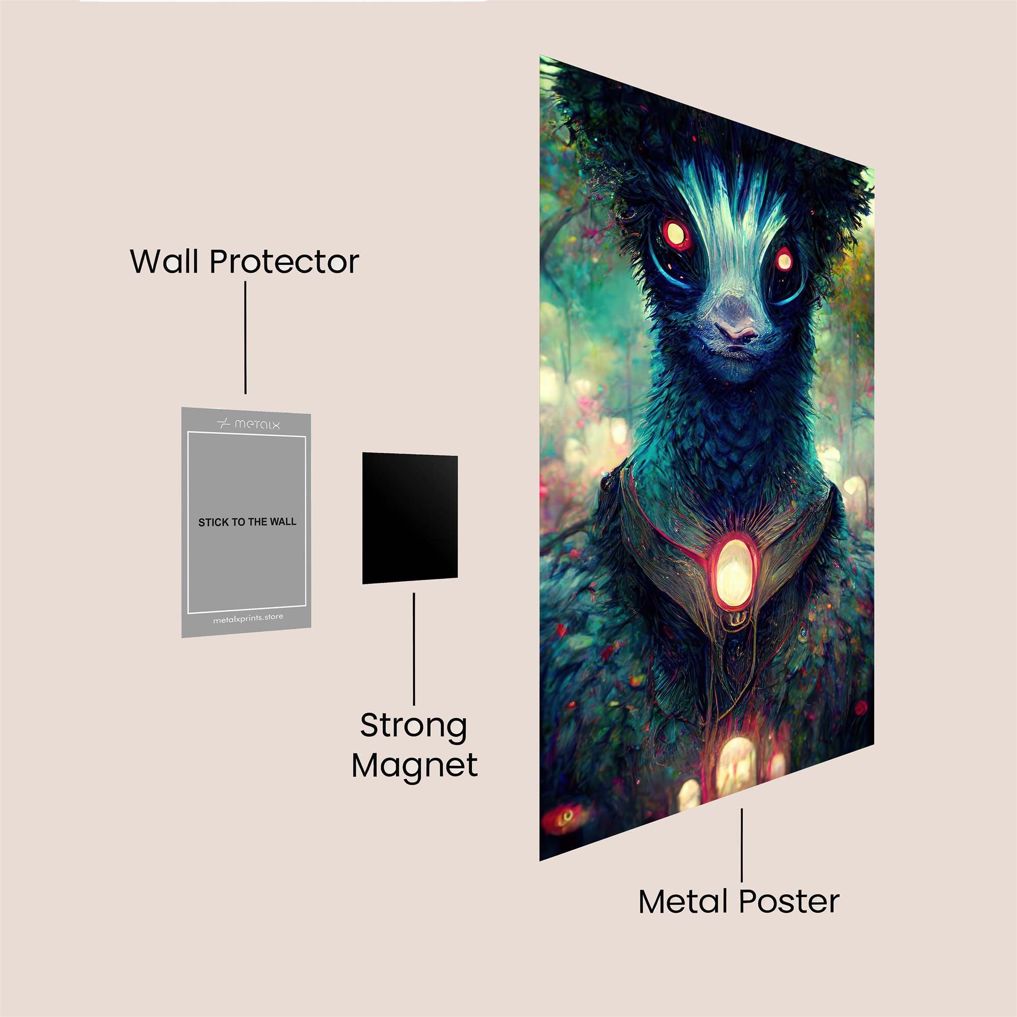 Alien Enigma Safe Wall Magnetic / M