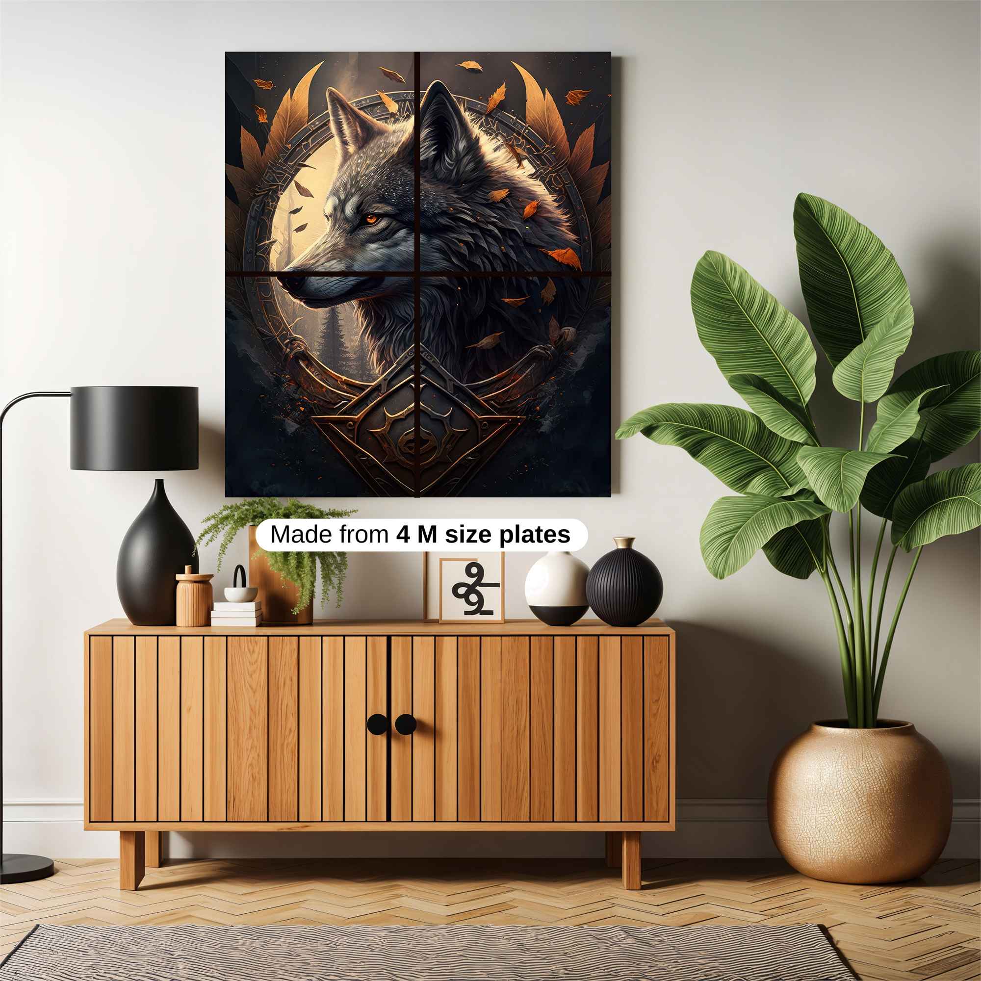Wolf Majesty Safe Wall Magnetic / M