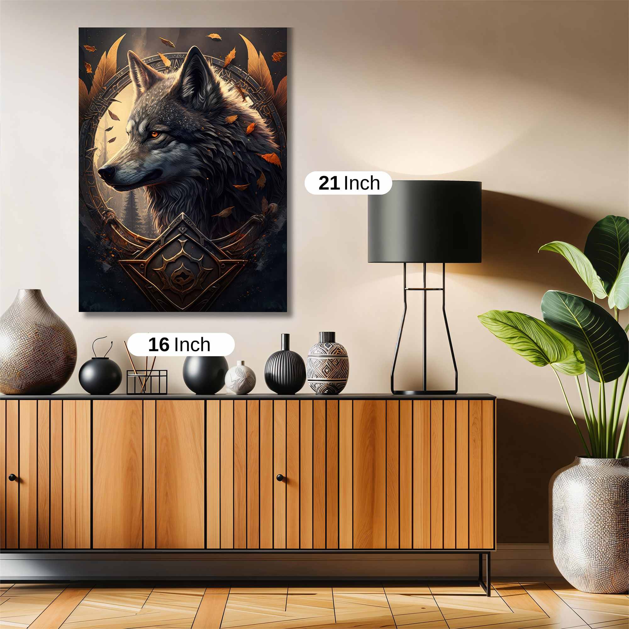 Wolf Majesty Safe Wall Magnetic / M