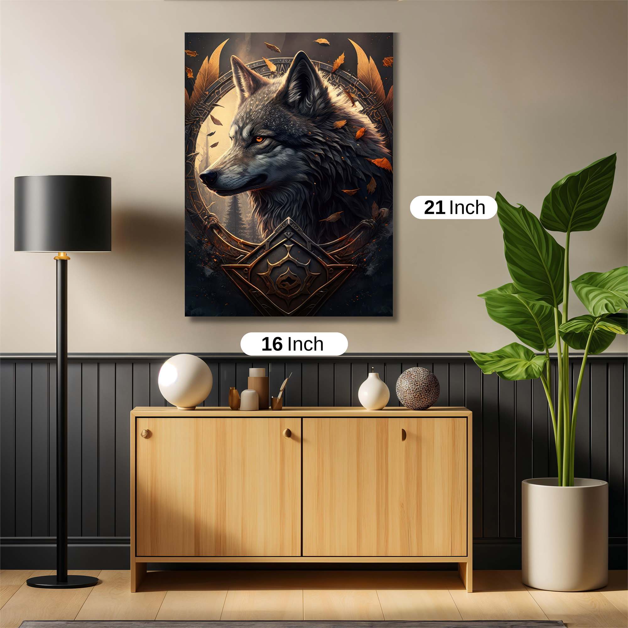 Wolf Majesty Safe Wall Magnetic / M