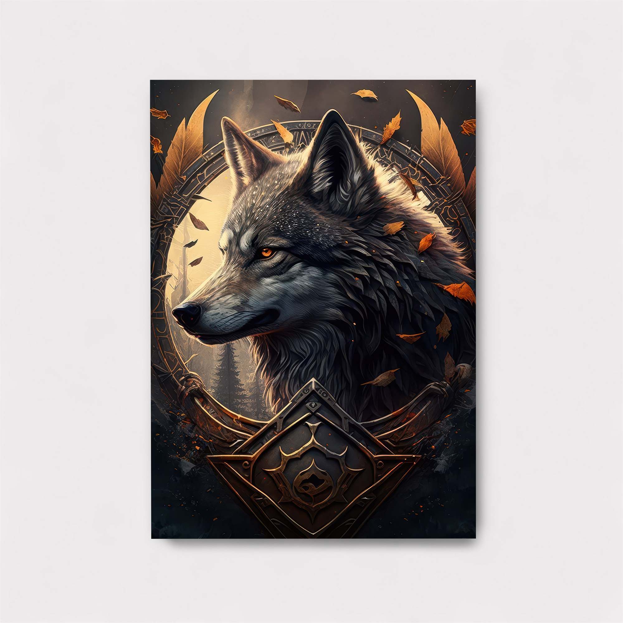 Wolf Majesty Safe Wall Magnetic / M