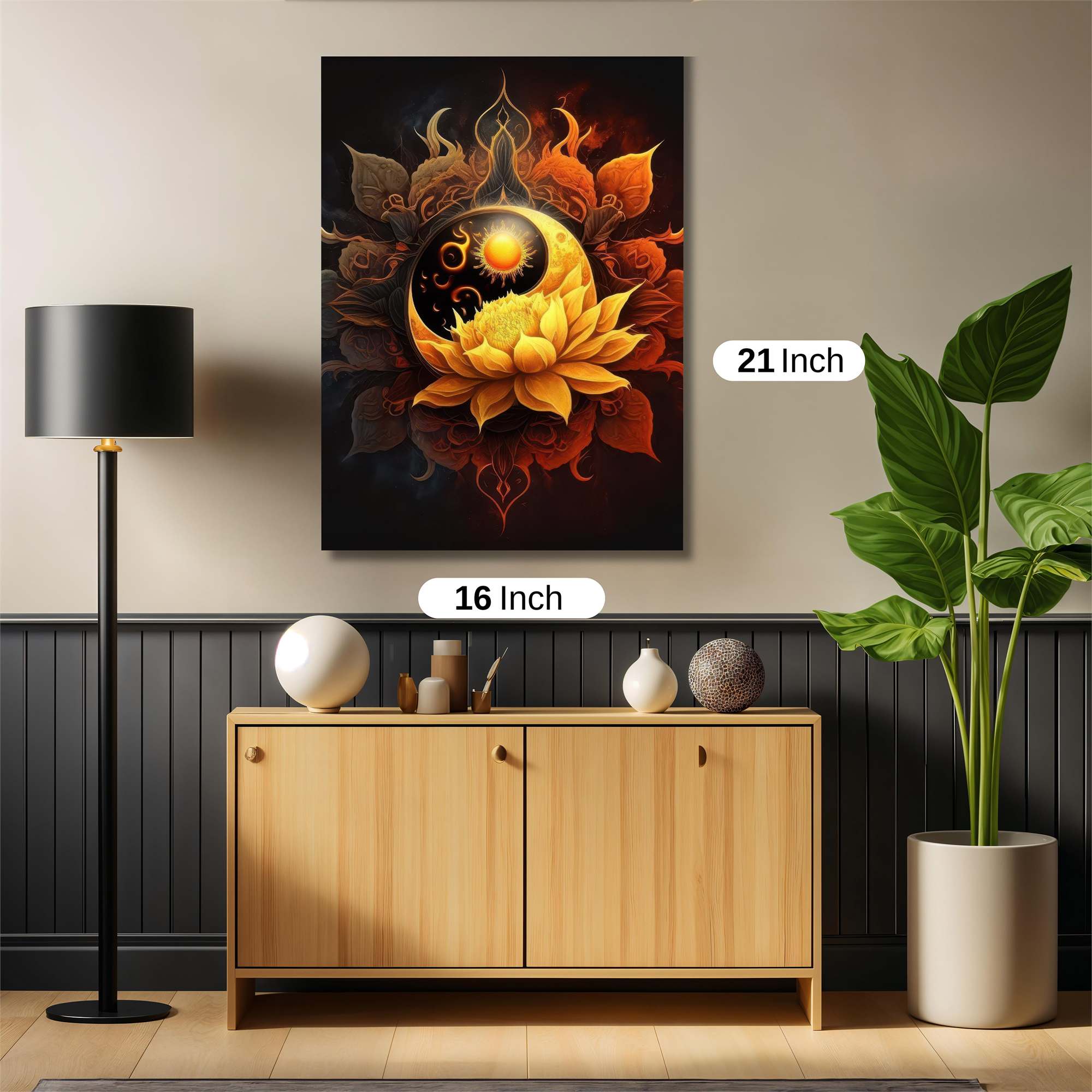 Lotus Radiance Safe Wall Magnetic / M