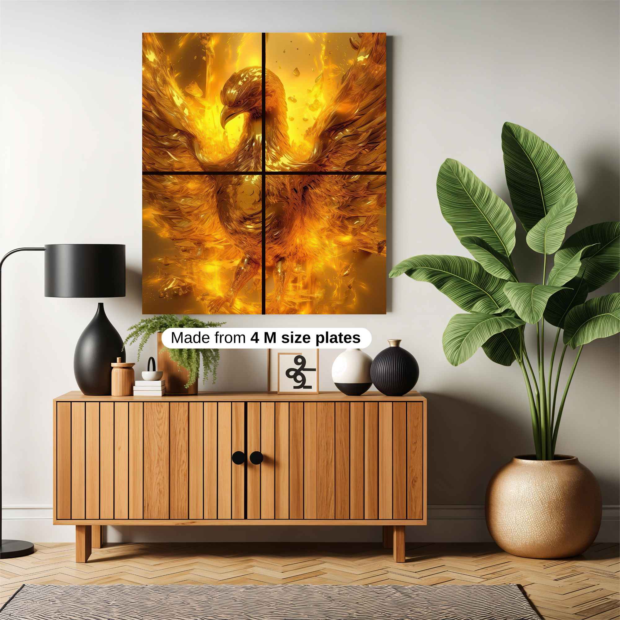 Phoenix Rebirth Safe Wall Magnetic / M