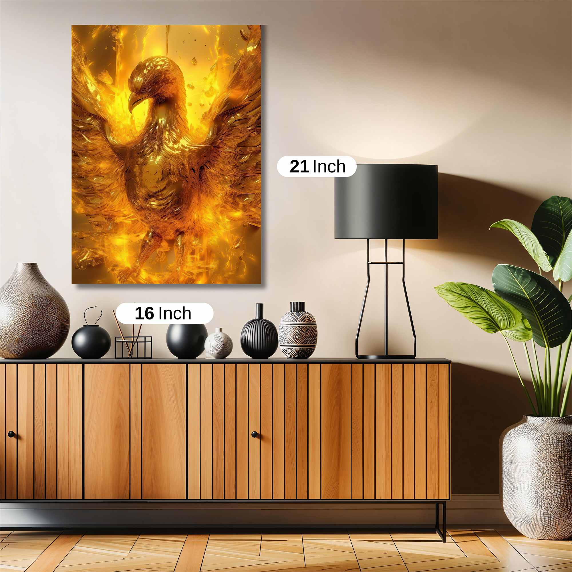 Phoenix Rebirth Safe Wall Magnetic / M