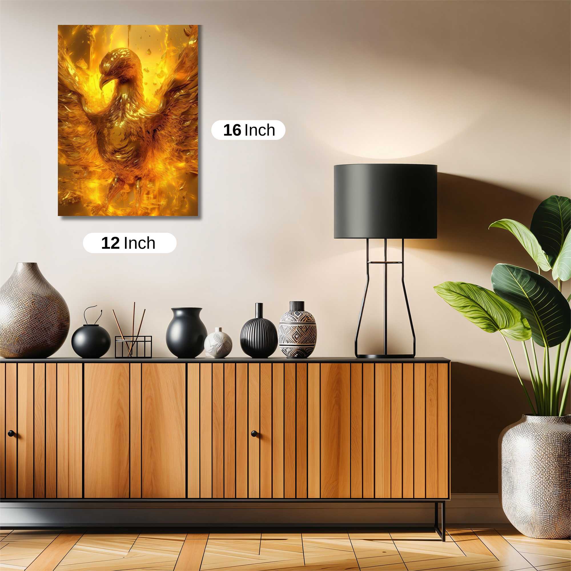 Phoenix Rebirth Safe Wall Magnetic / M