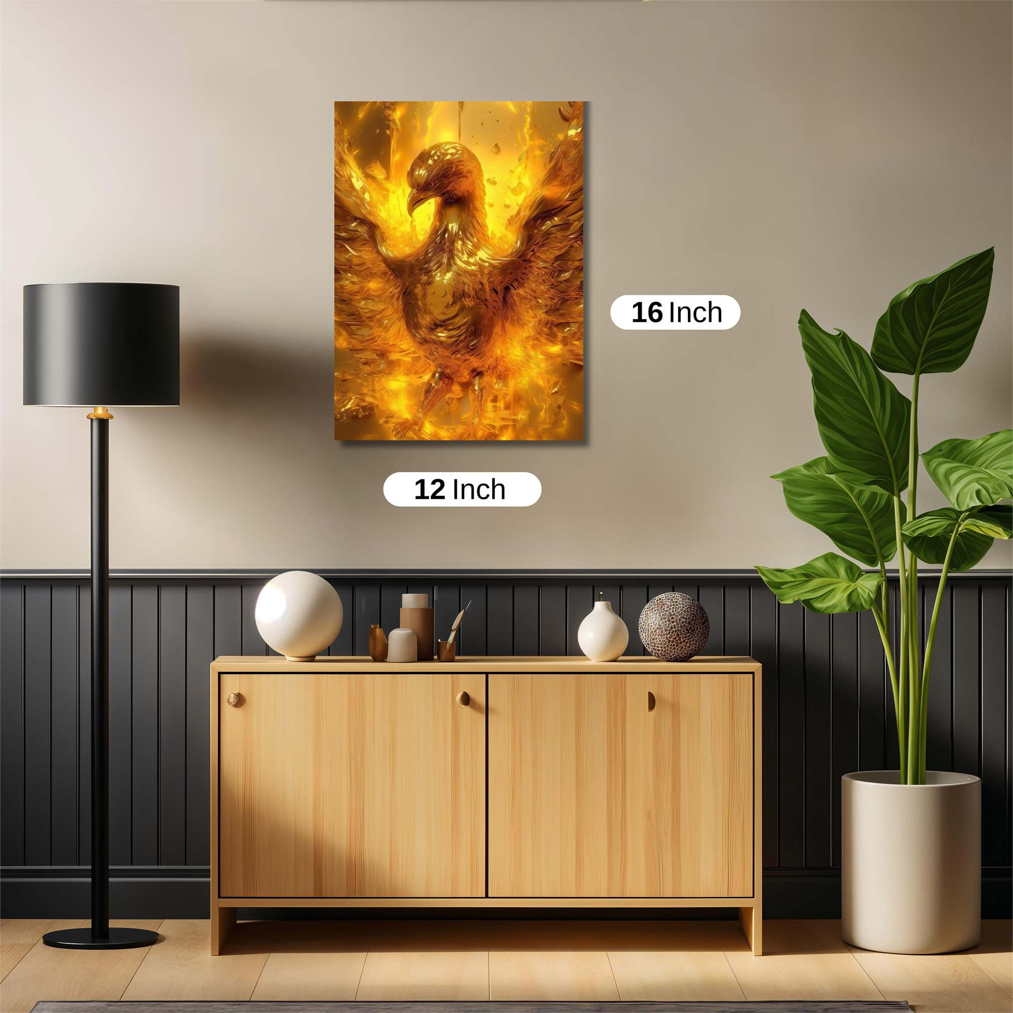 Phoenix Rebirth Safe Wall Magnetic / M