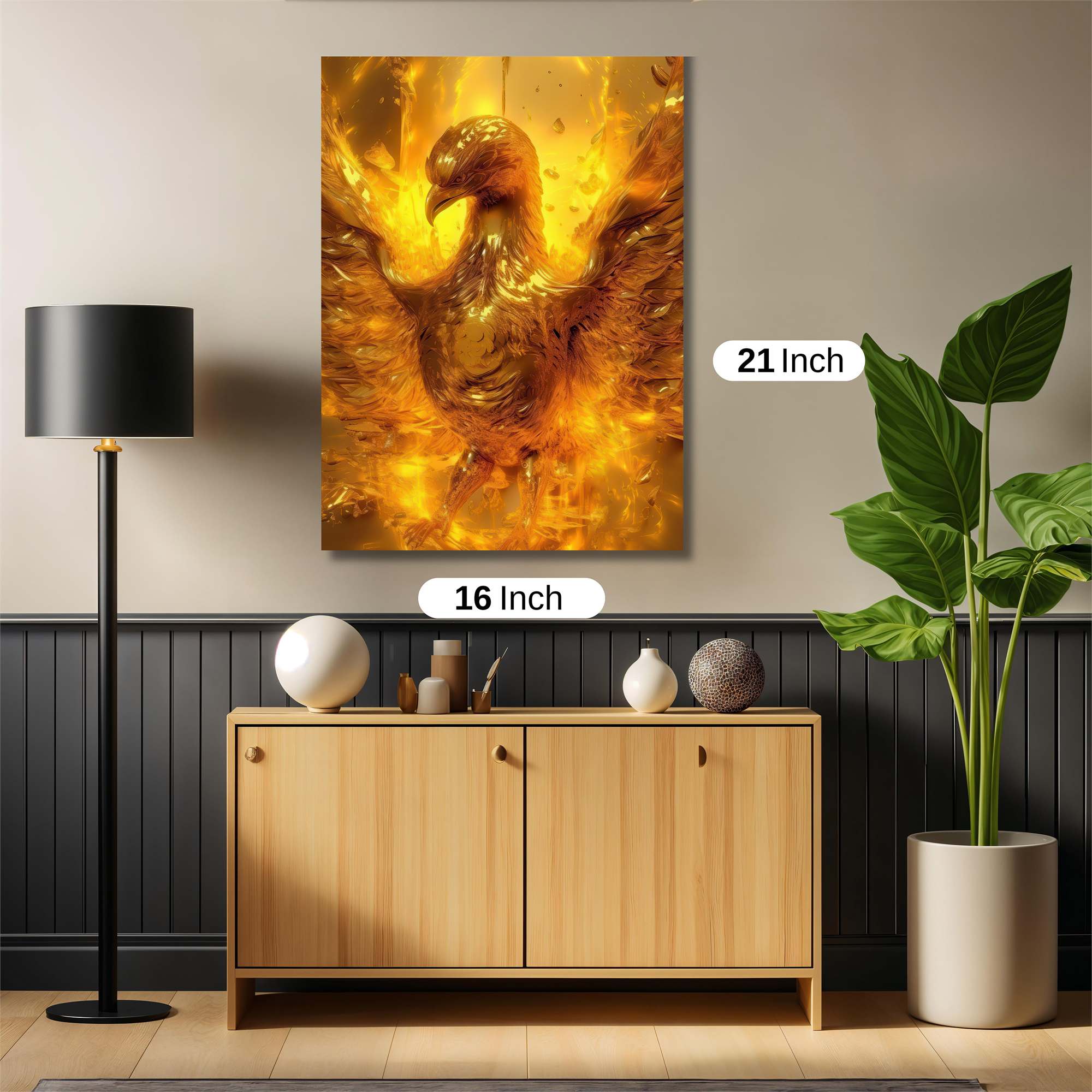 Phoenix Rebirth Safe Wall Magnetic / M