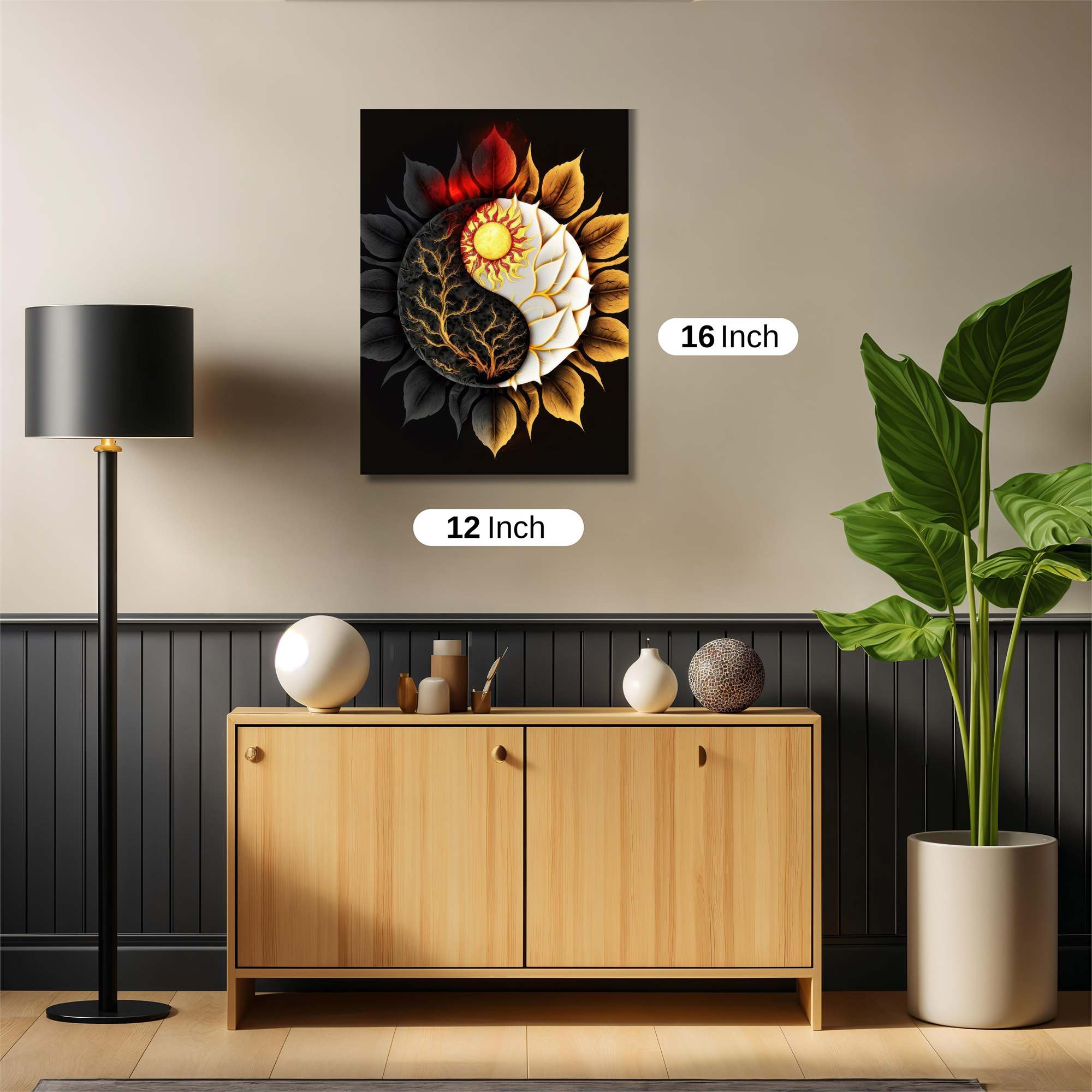 Sunlit Harmony Safe Wall Magnetic / M