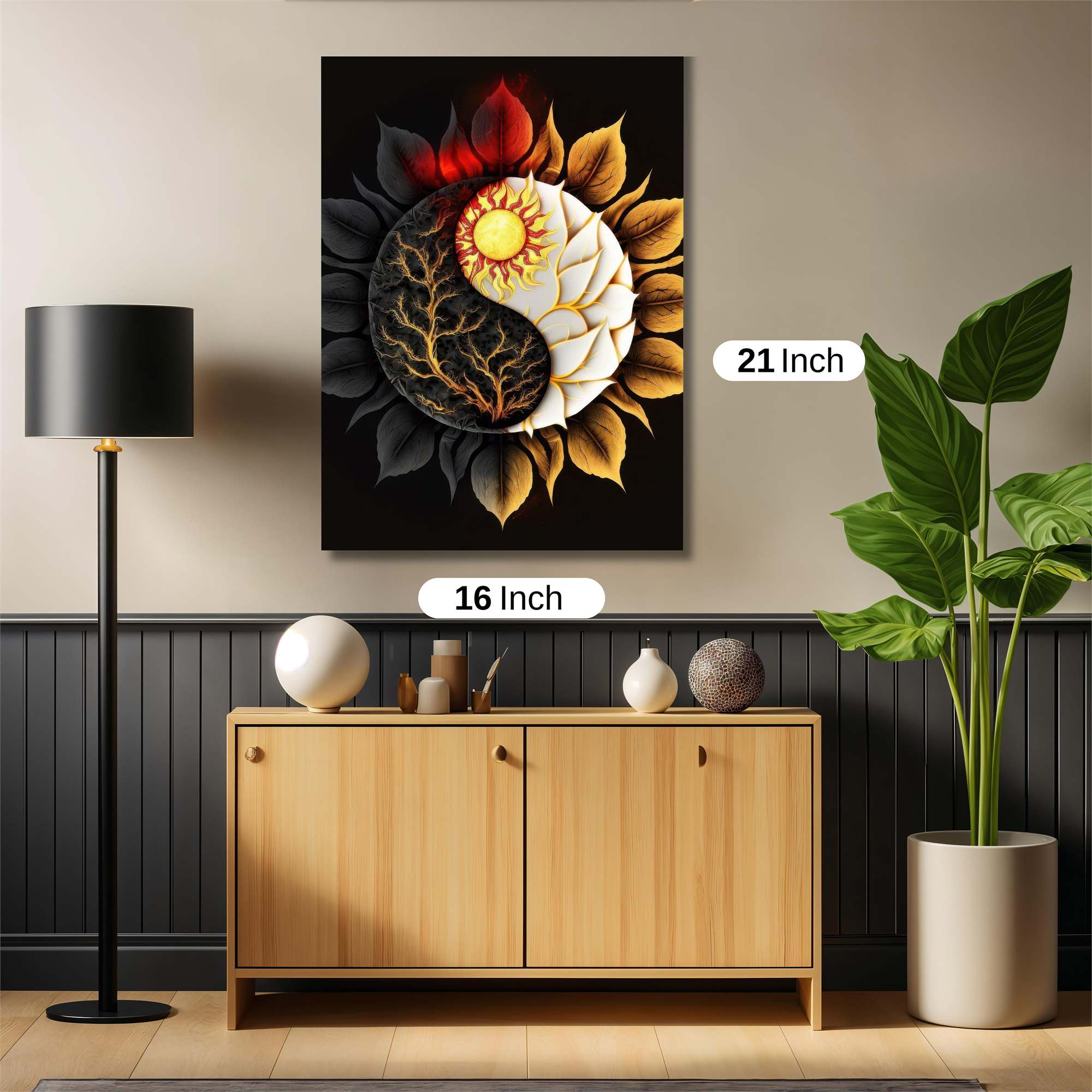 Sunlit Harmony Safe Wall Magnetic / M