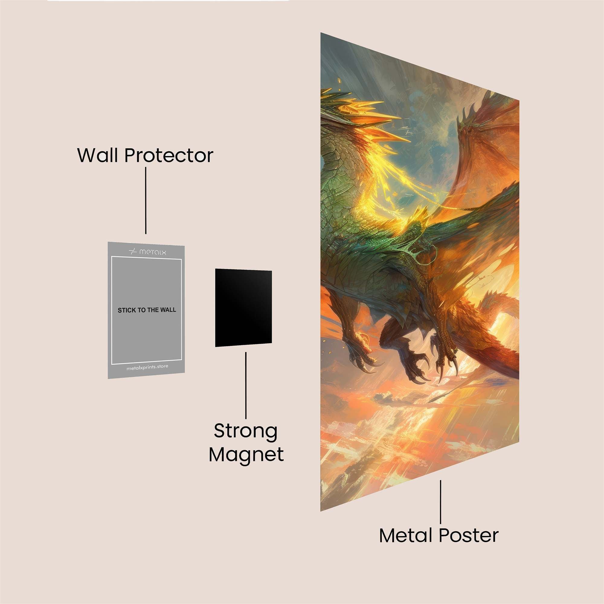 Dragon Radiance Safe Wall Magnetic / M