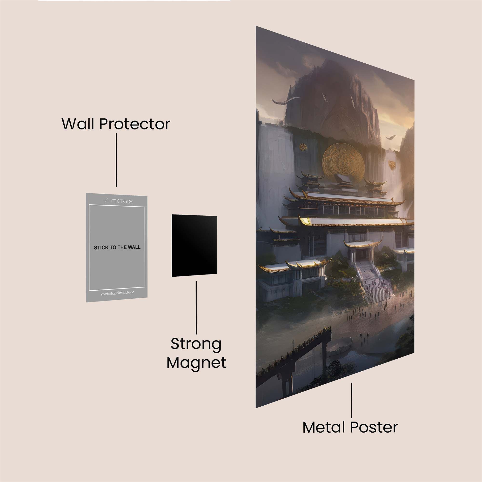 Buddha Serene Safe Wall Magnetic / M