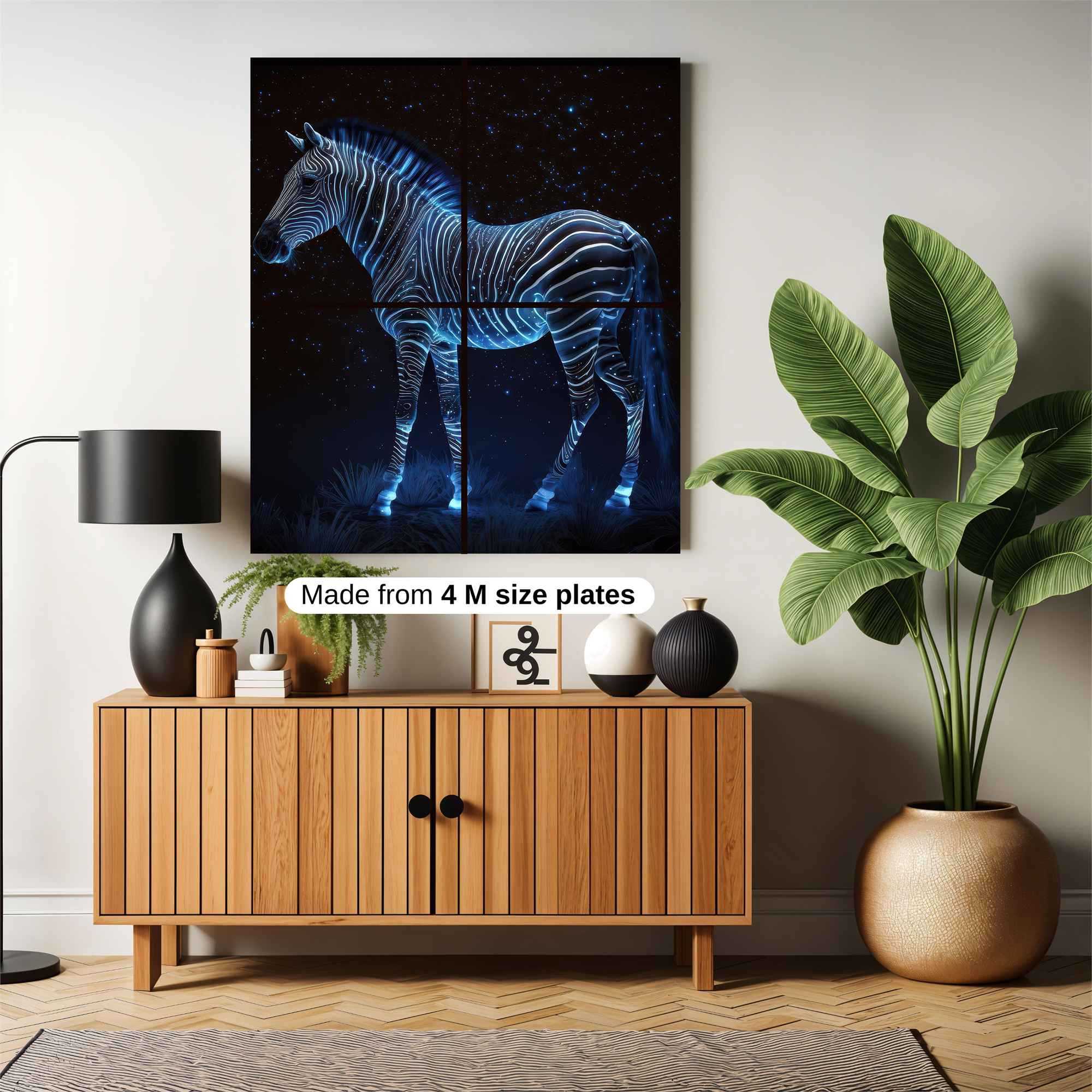 Zebra Cosmic Safe Wall Magnetic / M