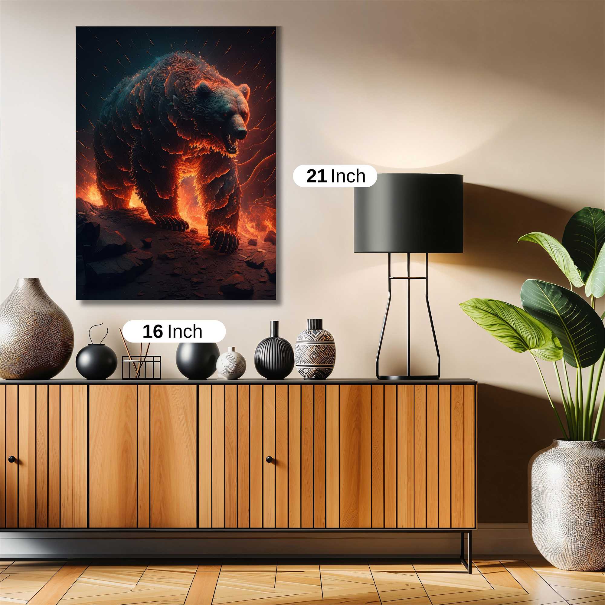 Lava Bear Safe Wall Magnetic / M