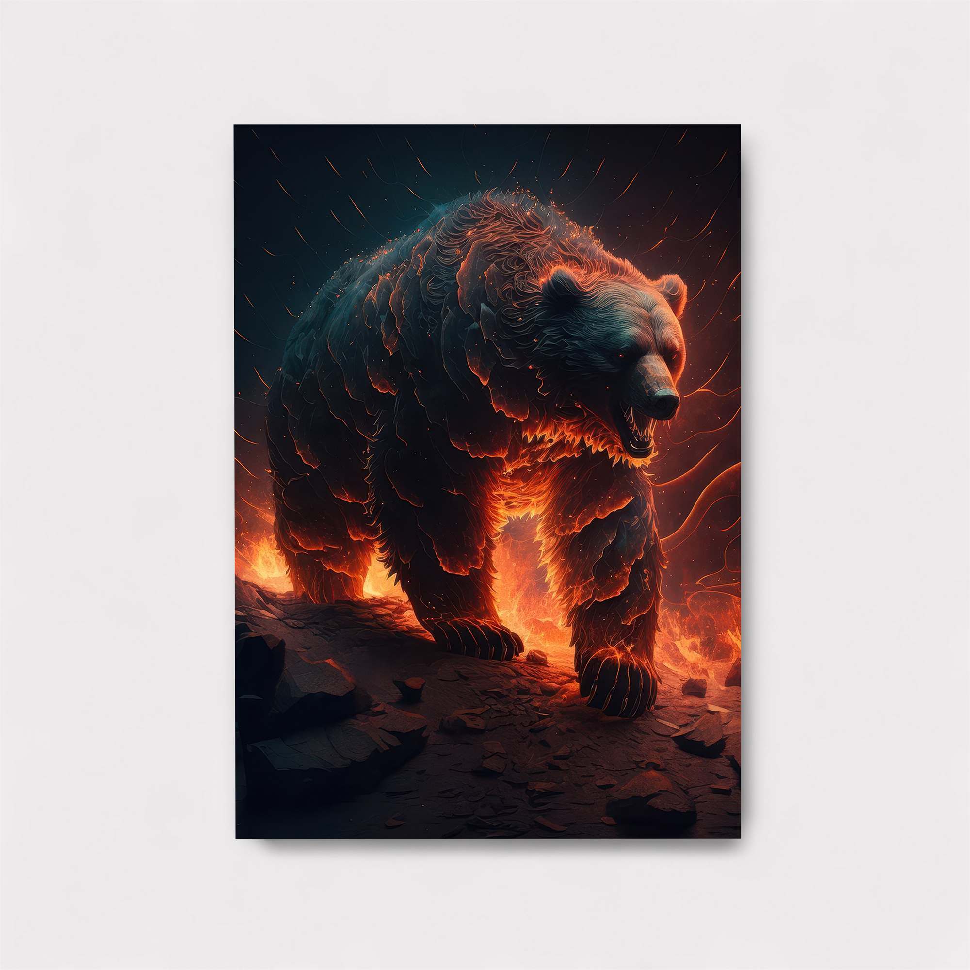 Lava Bear Safe Wall Magnetic / M