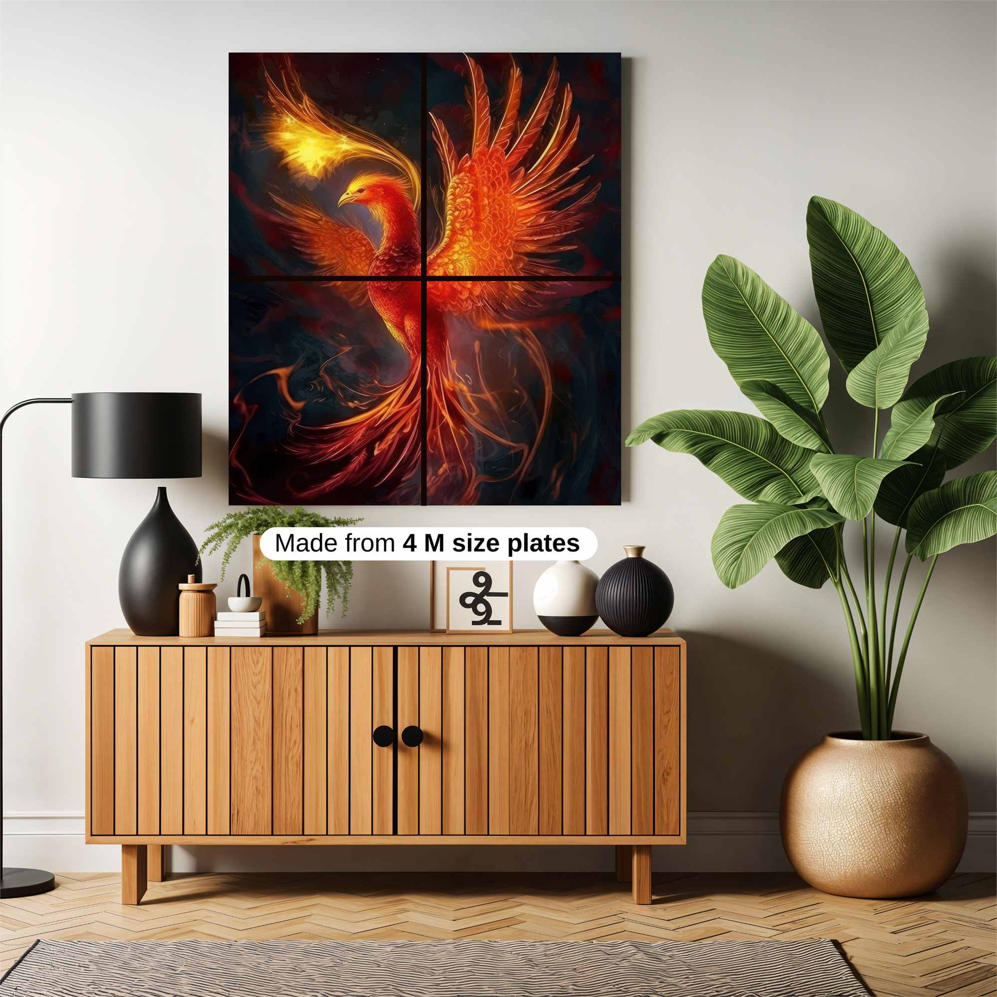 Phoenix Blaze Safe Wall Magnetic / M