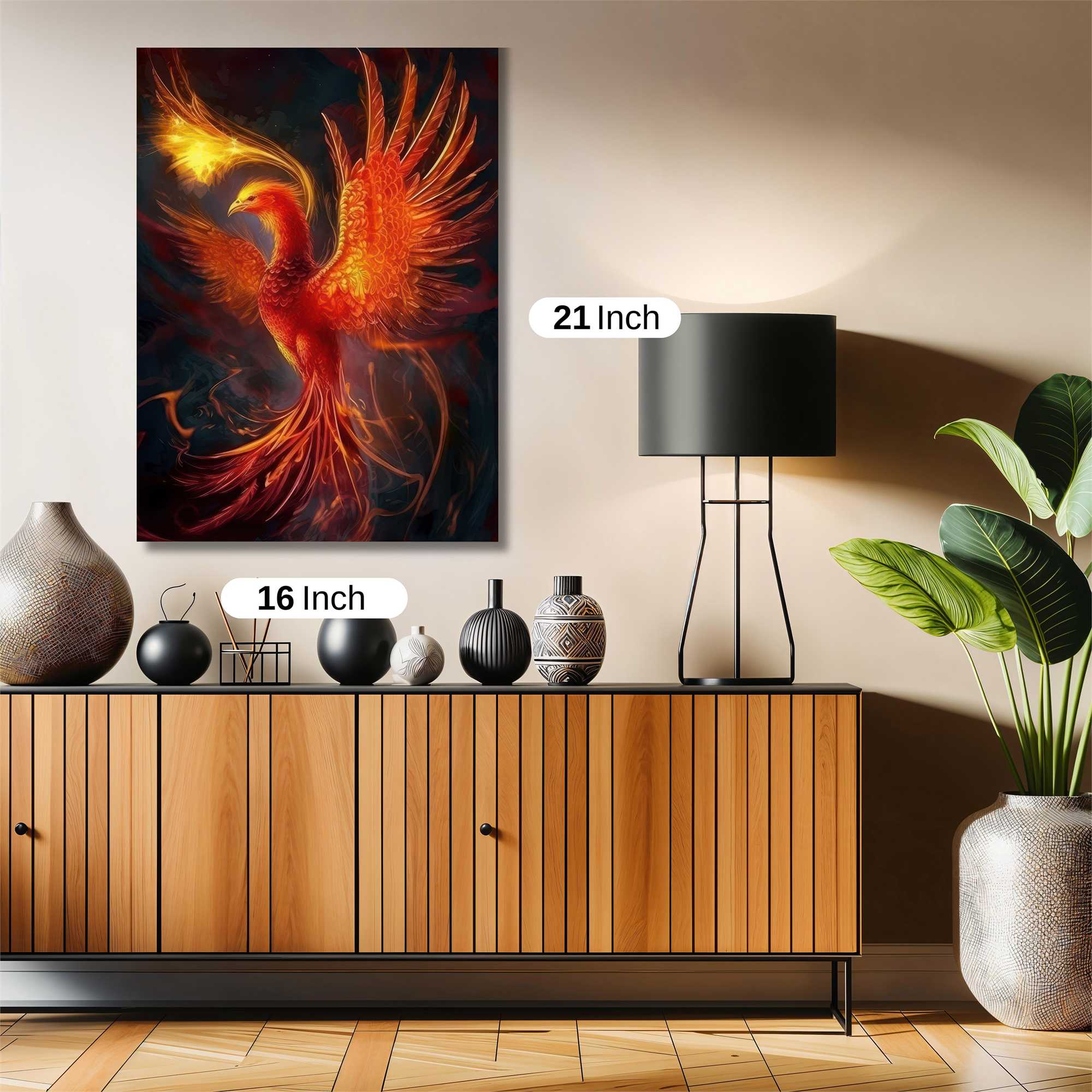 Phoenix Blaze Safe Wall Magnetic / M