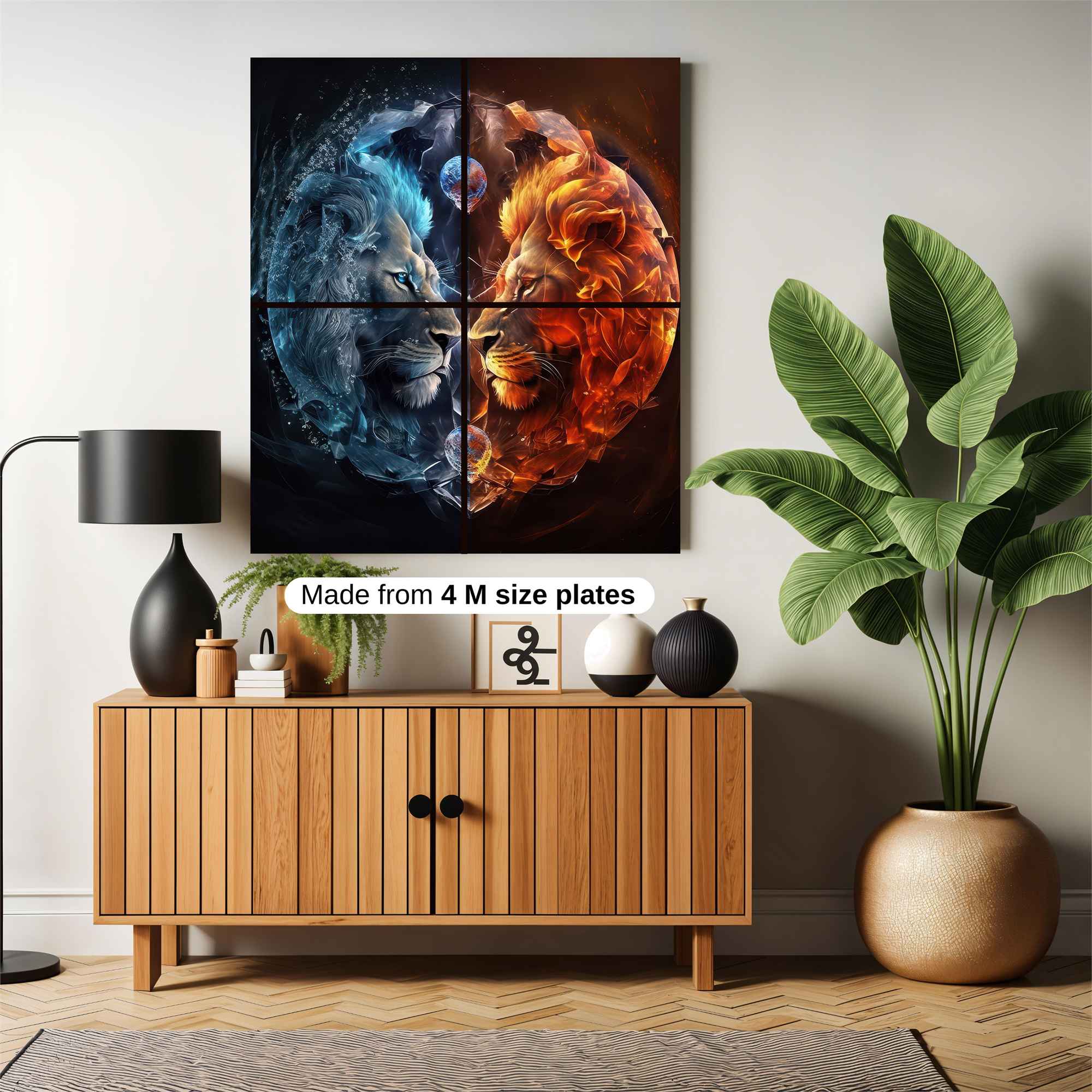 Lion Harmony Safe Wall Magnetic / M