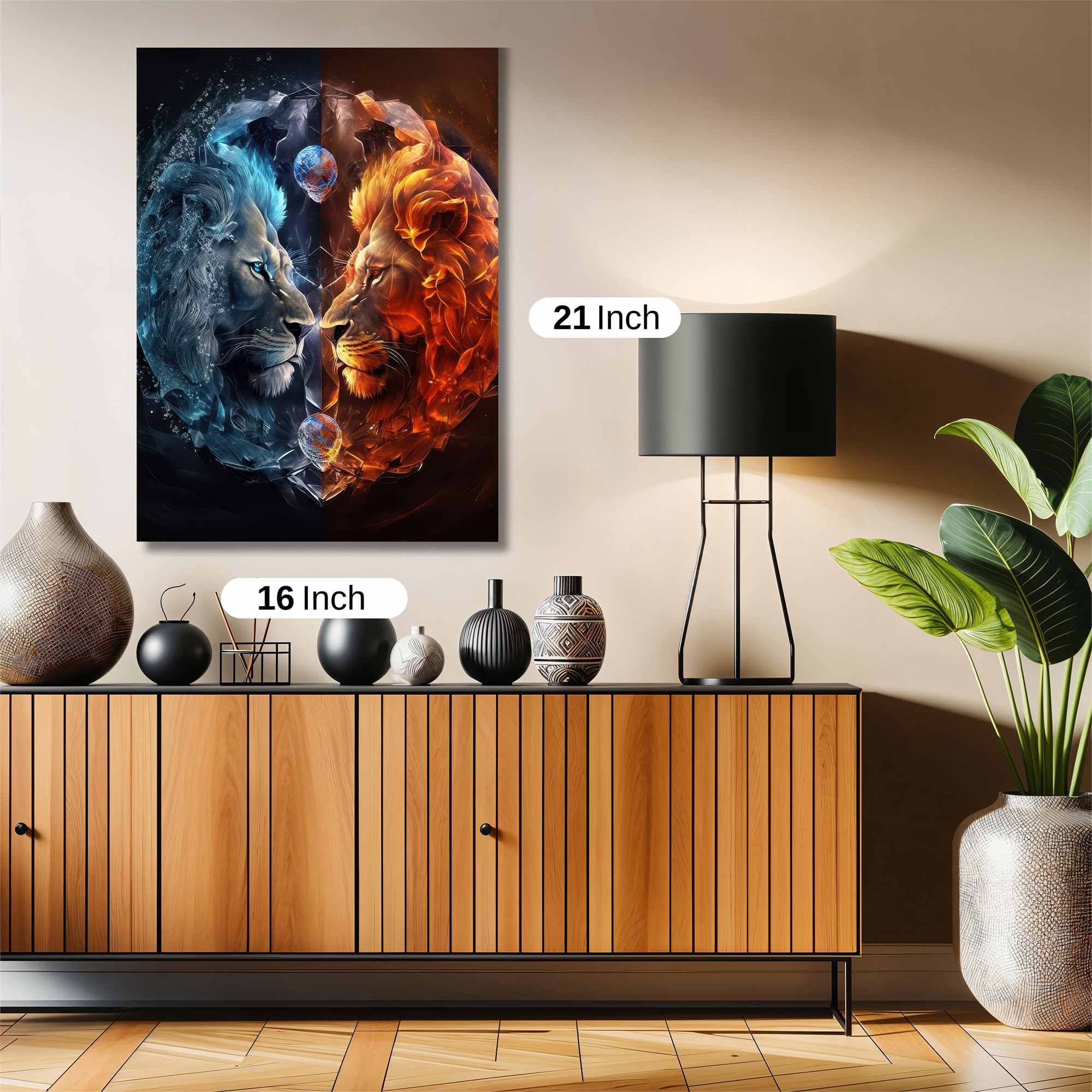Lion Harmony Safe Wall Magnetic / M