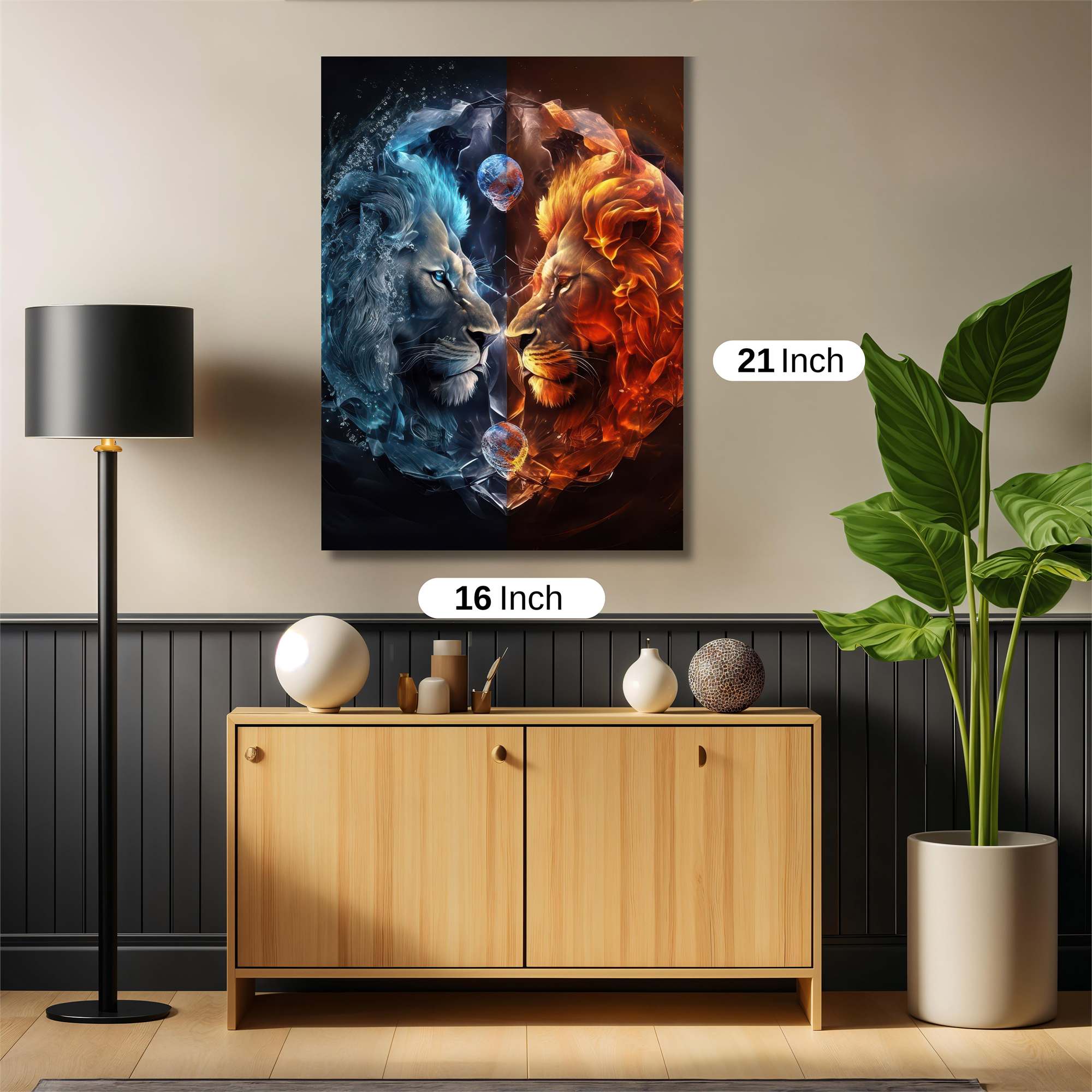 Lion Harmony Safe Wall Magnetic / M