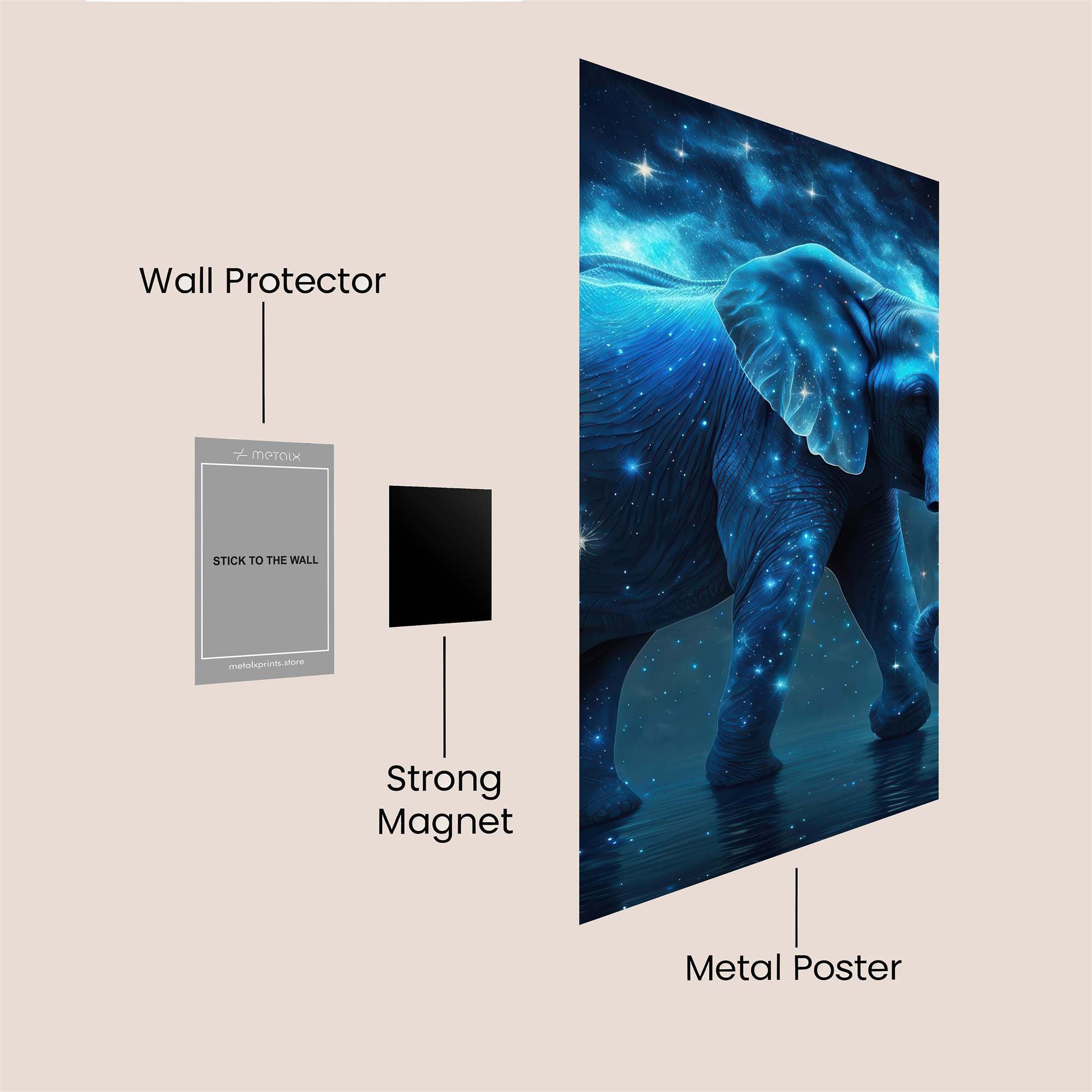 Elephant Dream Safe Wall Magnetic / M