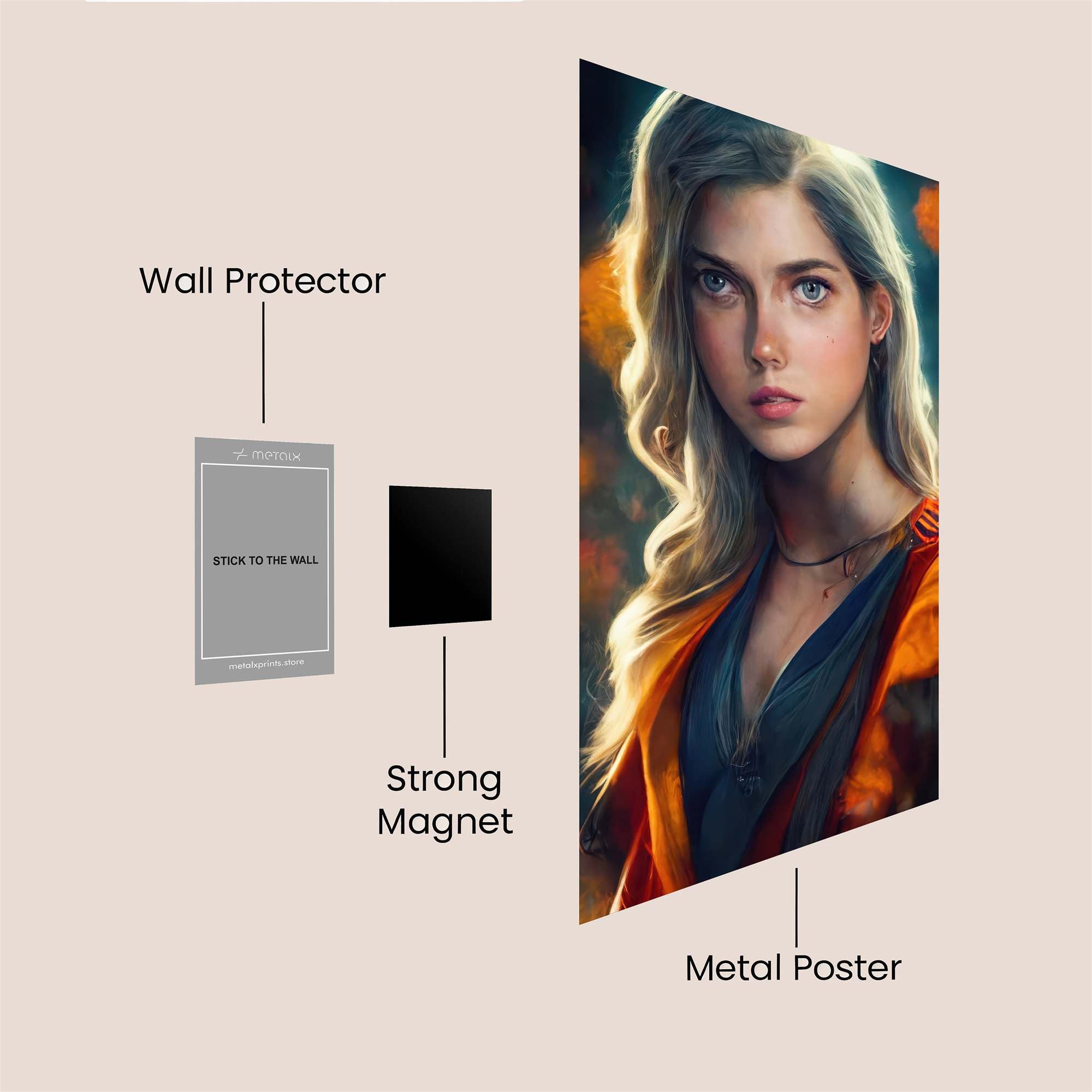 Hermione Enigmatic Safe Wall Magnetic / M