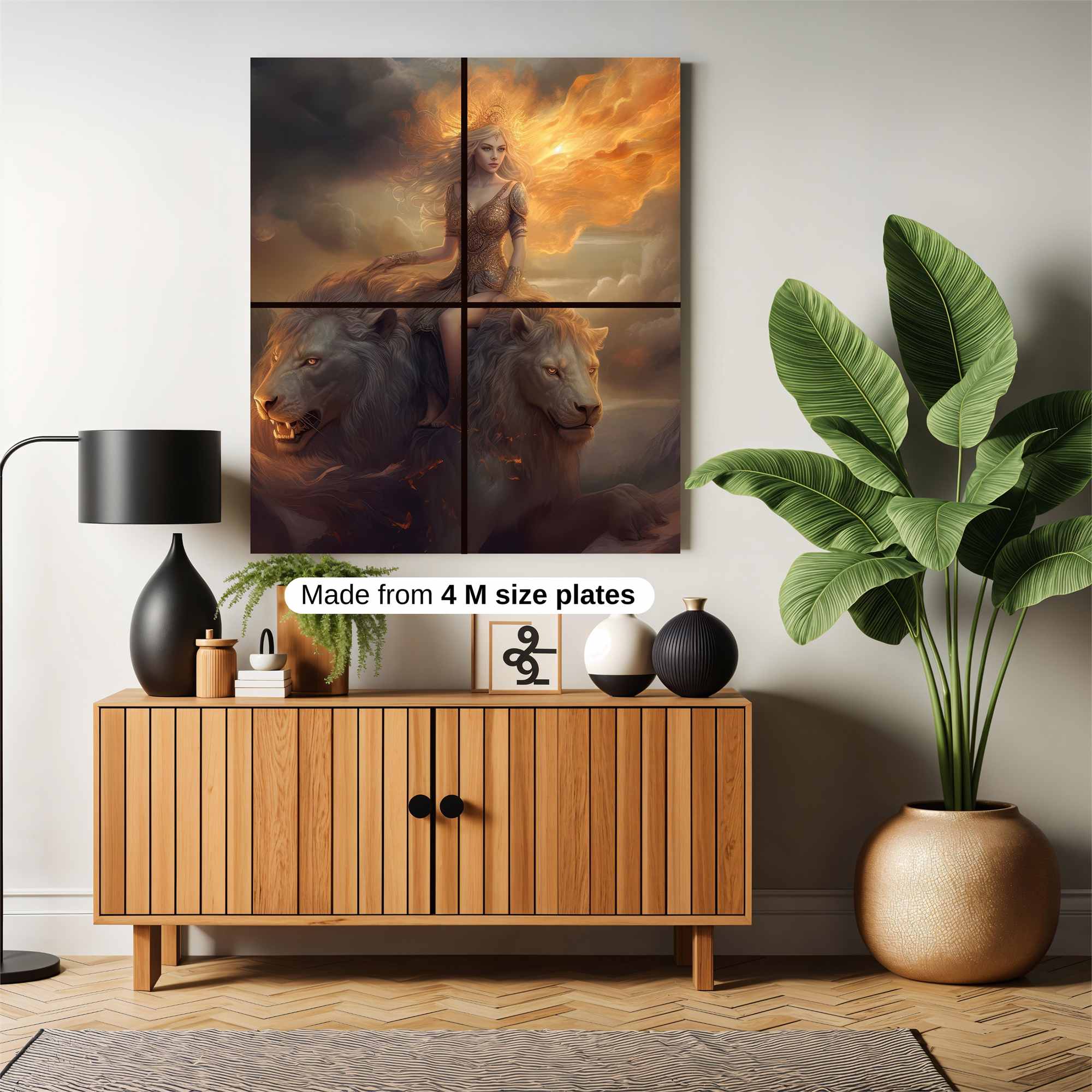 Lioness Blaze Safe Wall Magnetic / M