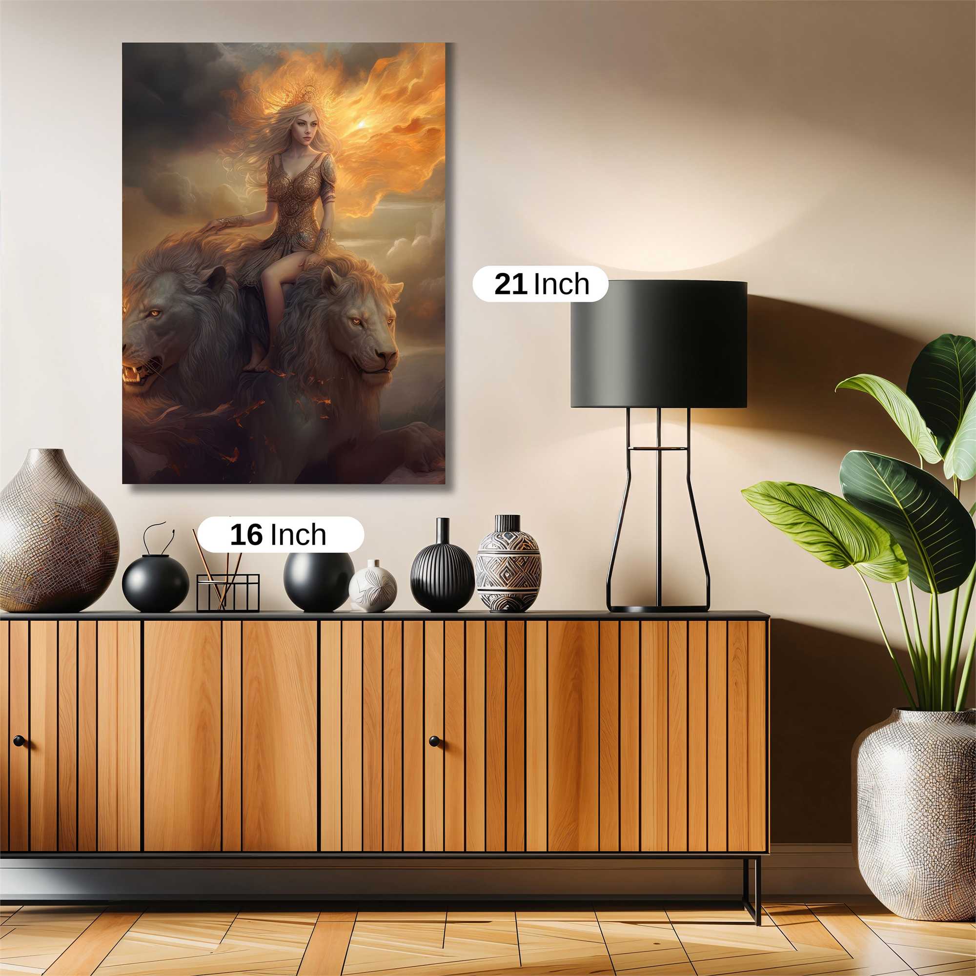 Lioness Blaze Safe Wall Magnetic / M