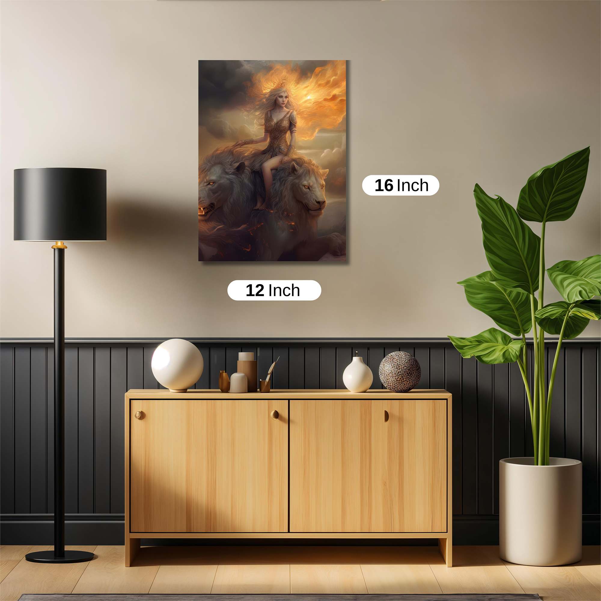 Lioness Blaze Safe Wall Magnetic / M