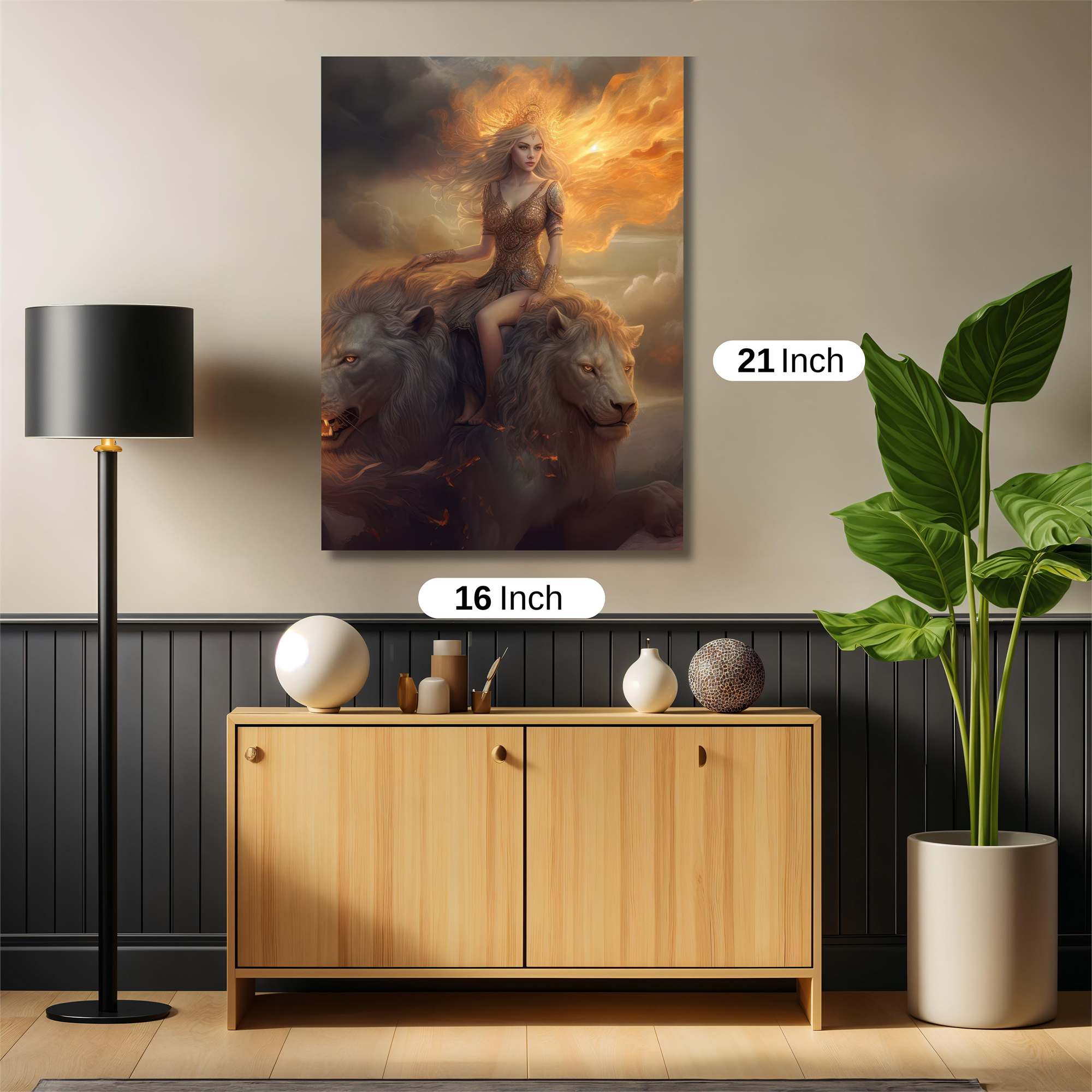 Lioness Blaze Safe Wall Magnetic / M