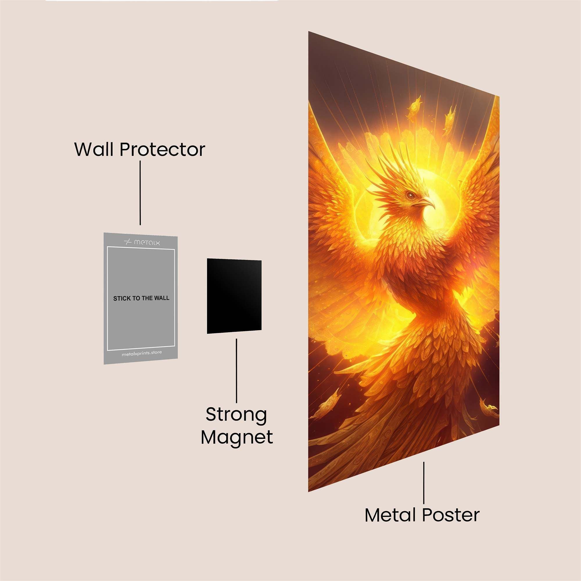 Phoenix Radiance Safe Wall Magnetic / M