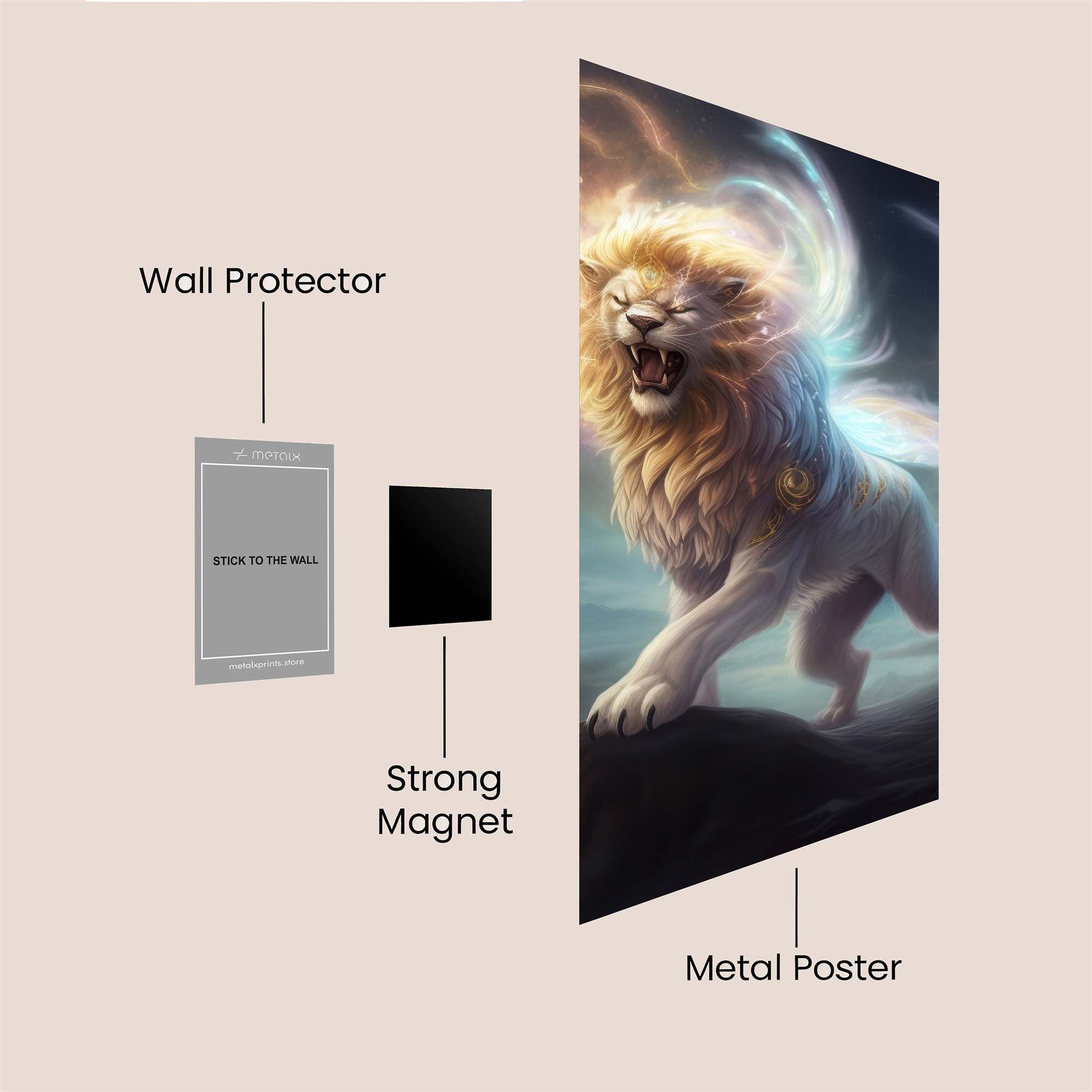 Lion Luminary Safe Wall Magnetic / M