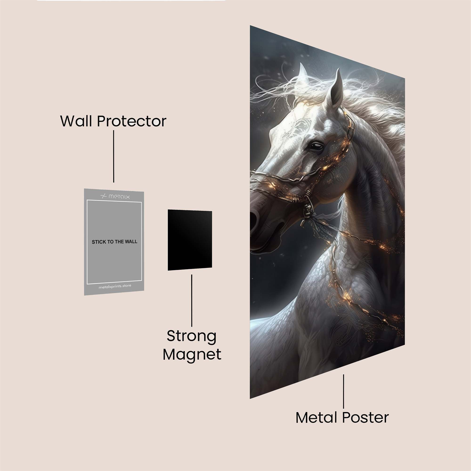 Stardust Majesty Safe Wall Magnetic / M