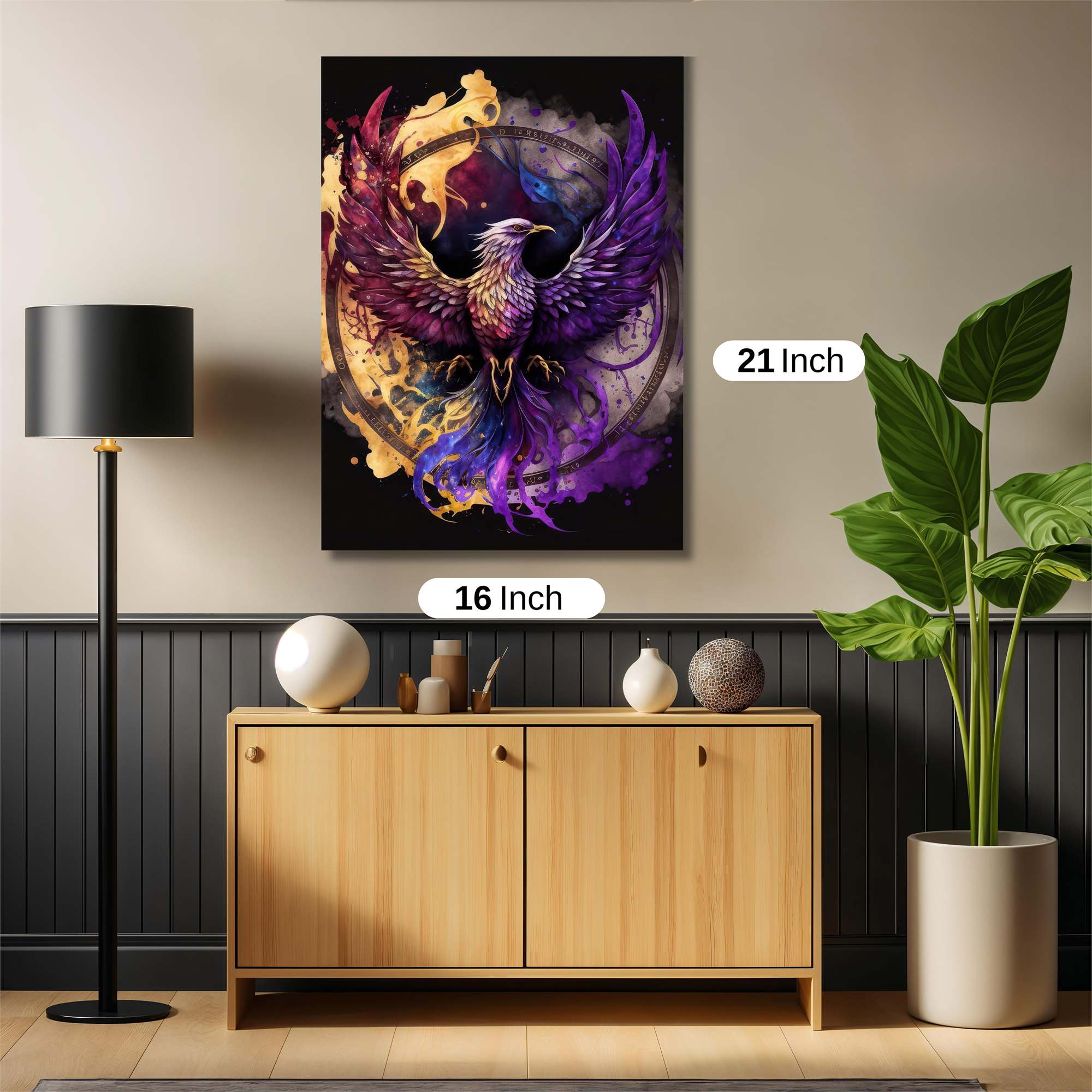 Phoenix Rebirth Safe Wall Magnetic / M