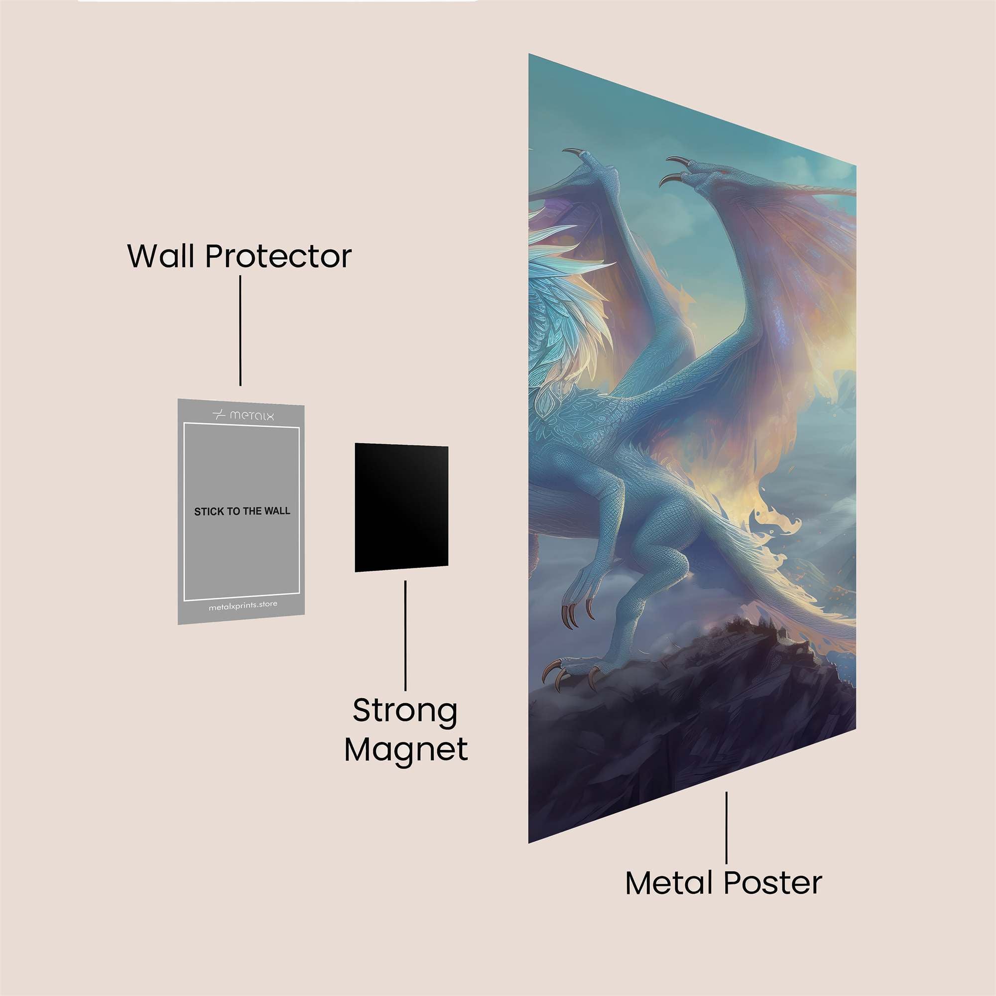 Frostwing Serenity Safe Wall Magnetic / M