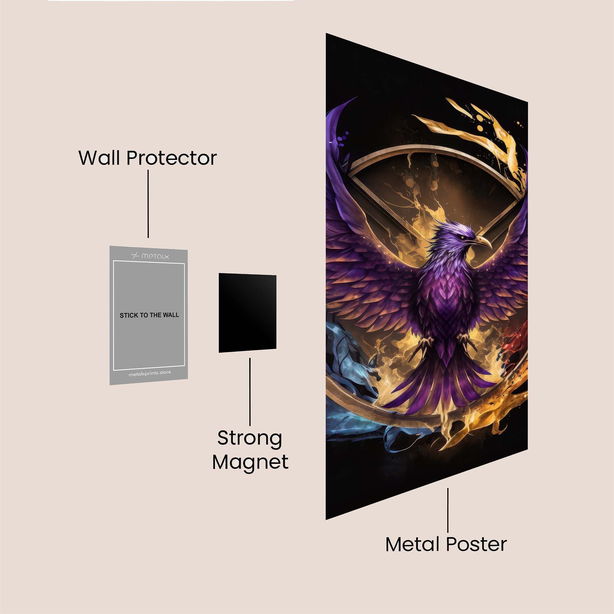 Phoenix Majestic Safe Wall Magnetic / M
